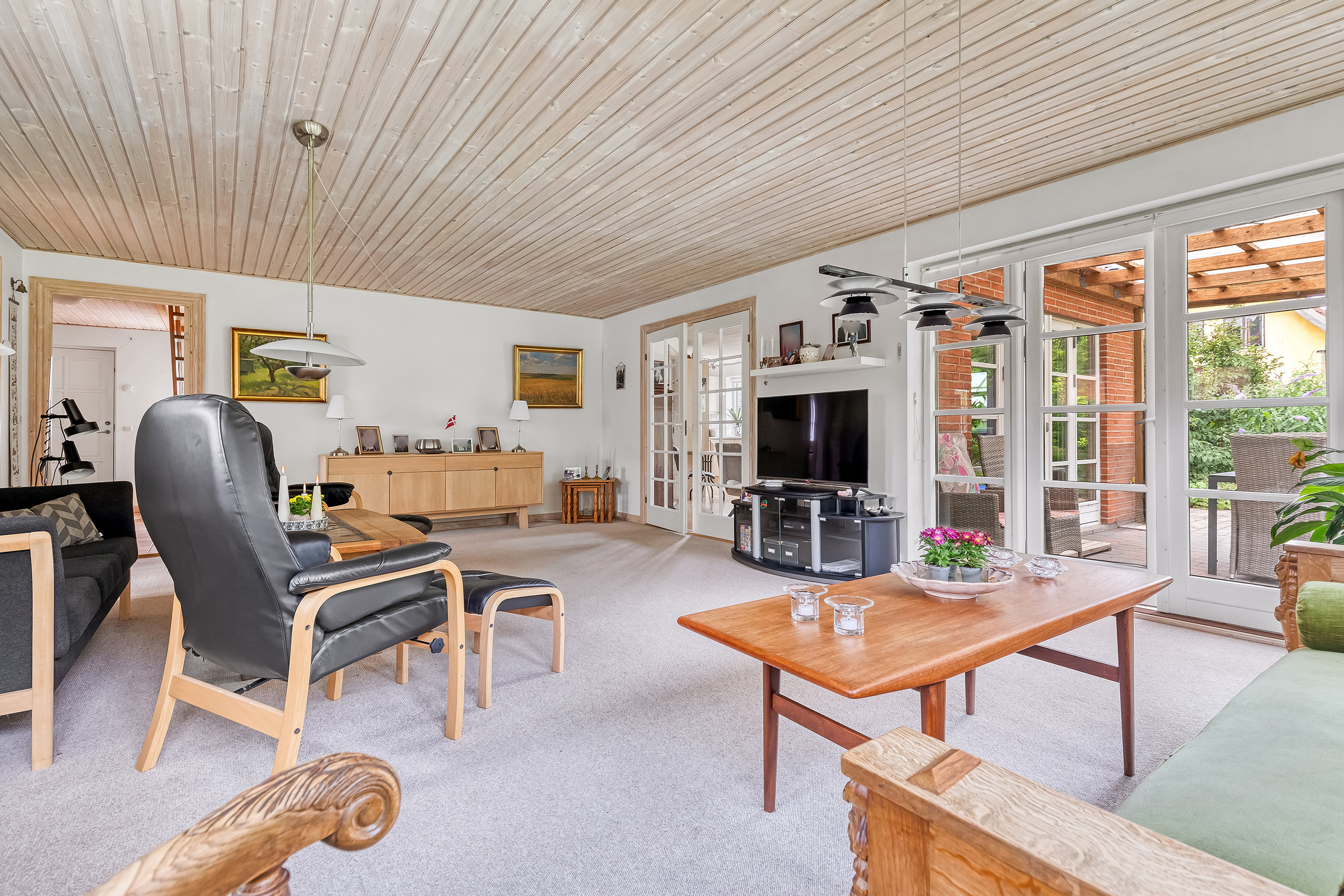 Fremhævet stue billede i fuldskærmstilstand. Billede af Bygaden 16B, Lille Rørbæk, 3600 Frederikssund