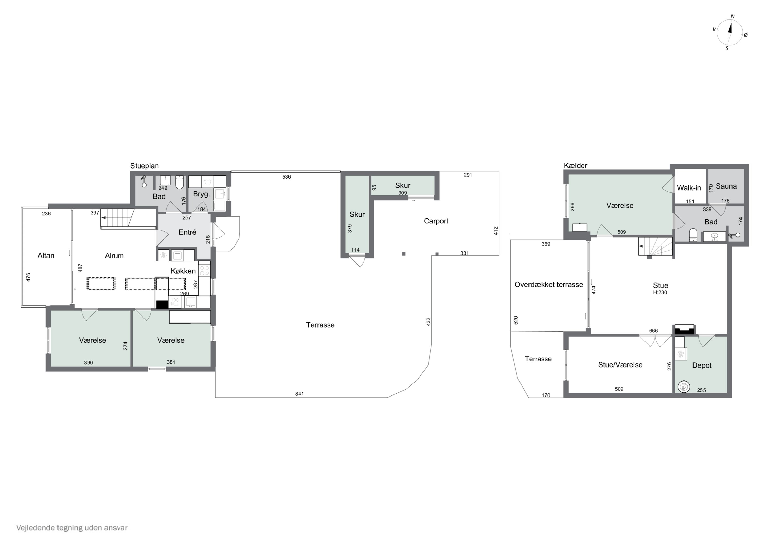 Plantegninger billede af Borrekrattet 1A, 2800 Kongens Lyngby