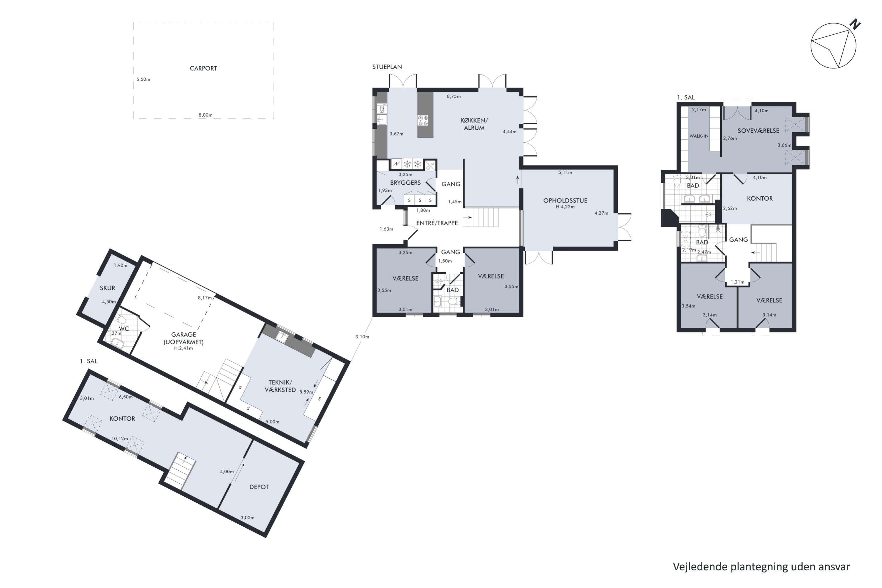 Plantegninger billede af Tjørnelundsvej 18, Lem, 8930 Randers NØ