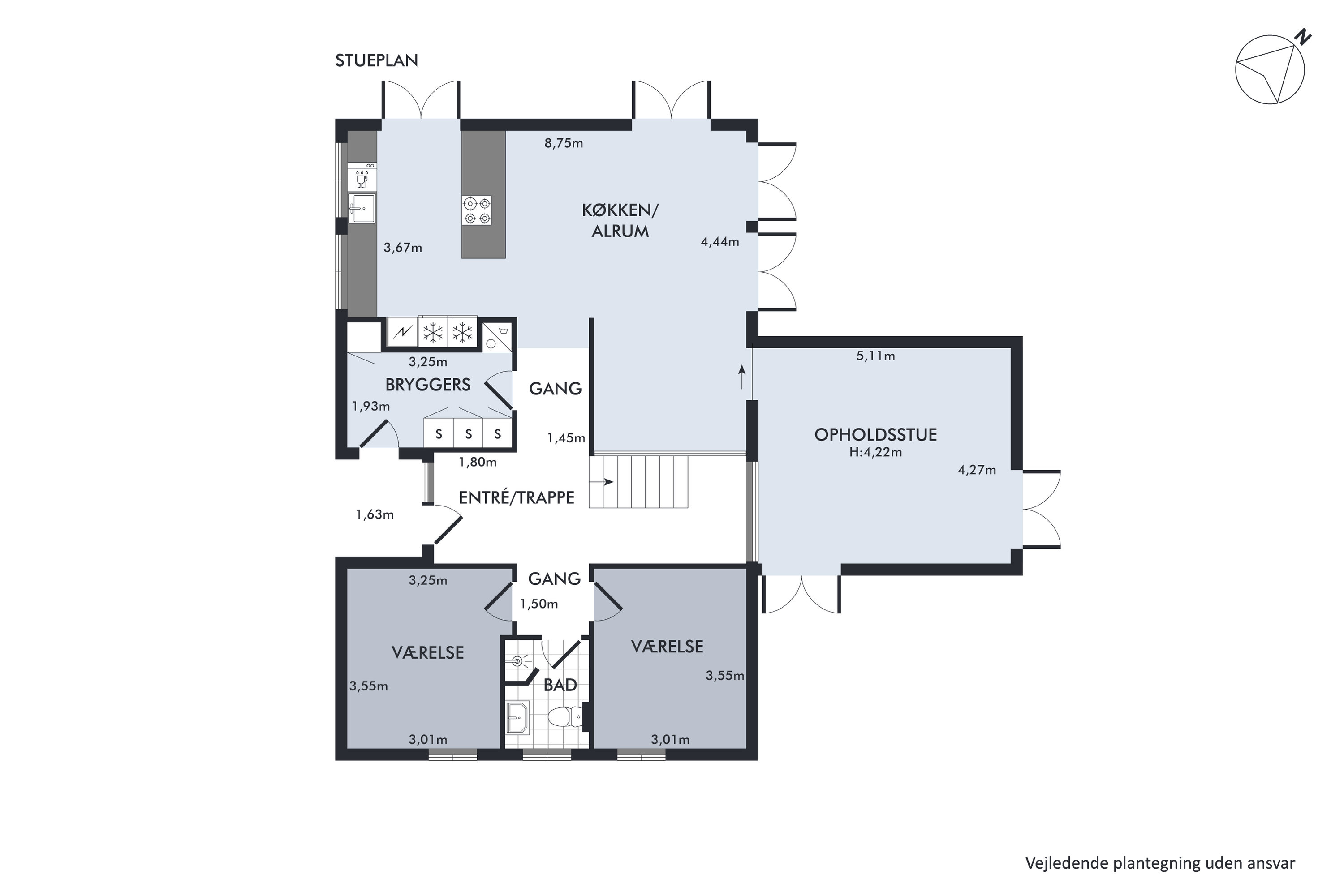 Plantegninger billede af Tjørnelundsvej 18, Lem, 8930 Randers NØ