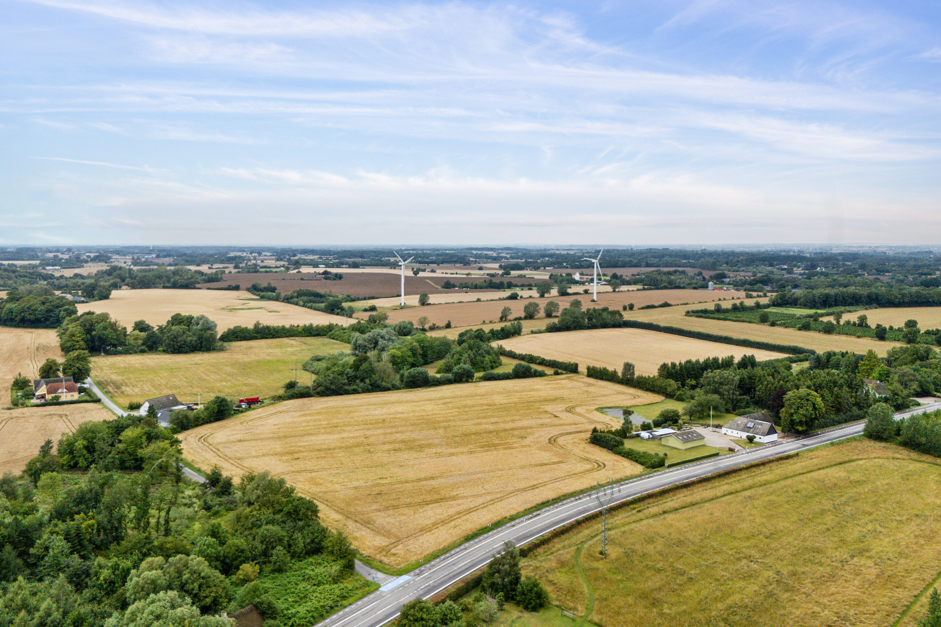 Fremhævet luftfoto billede i fuldskærmstilstand. Billede af Nyborgvej 33, Refsvindinge, 5853 Ørbæk