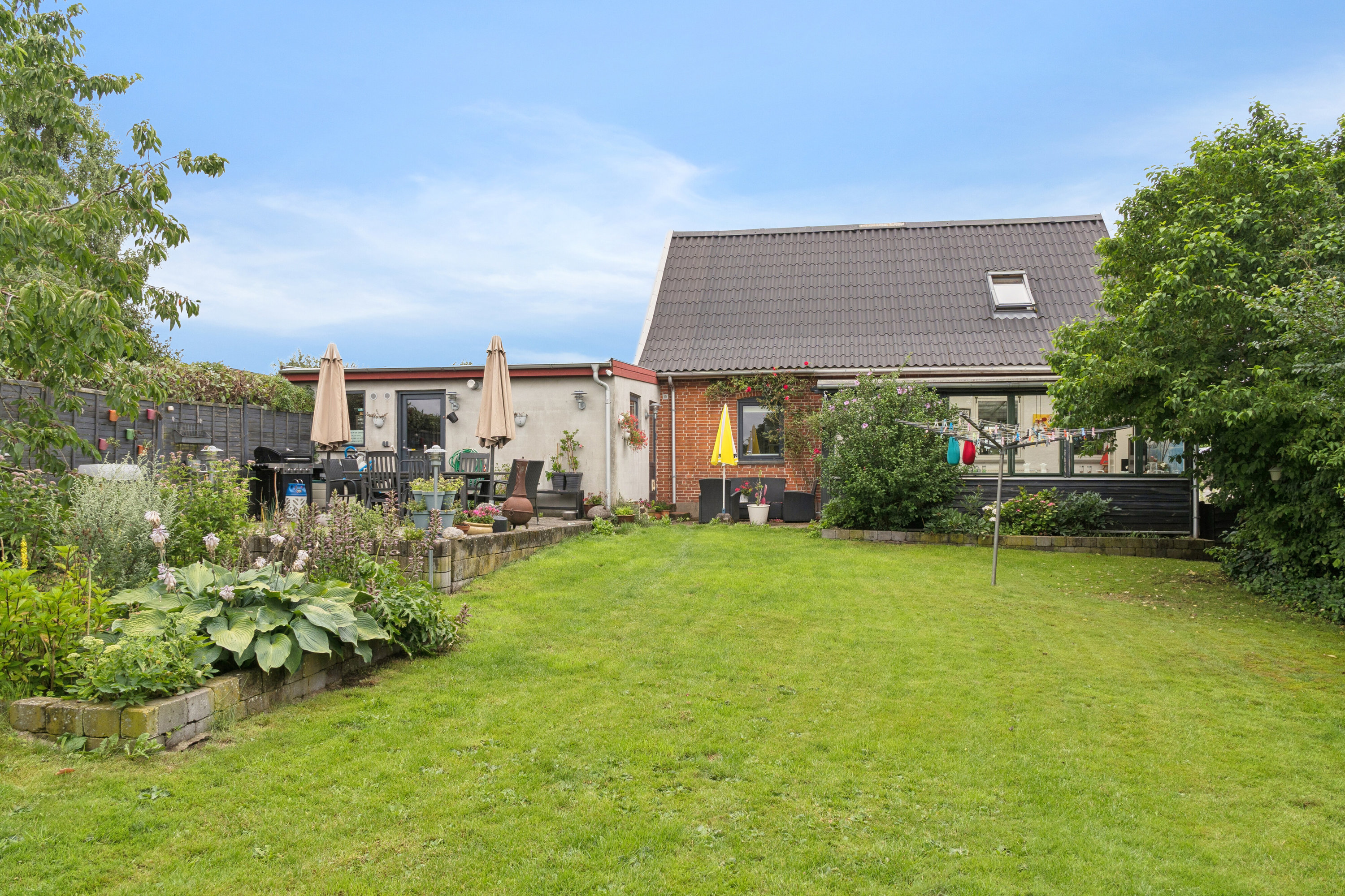 Fremhævet set fra haven billede i fuldskærmstilstand. Billede af Bogensevej 368, Næsbyhoved-Broby, 5270 Odense N