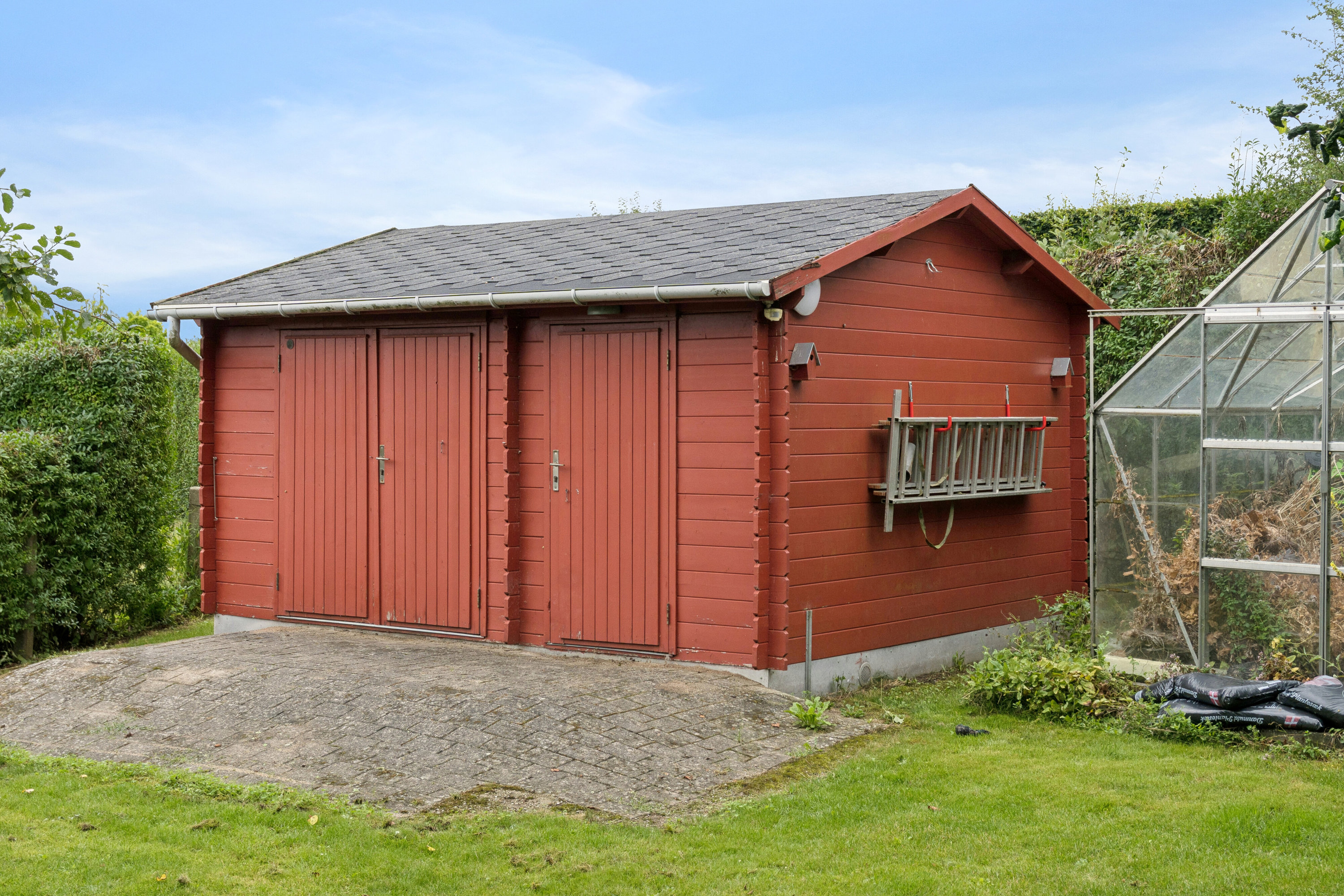 Fremhævet set fra haven billede i fuldskærmstilstand. Billede af Bogensevej 368, Næsbyhoved-Broby, 5270 Odense N