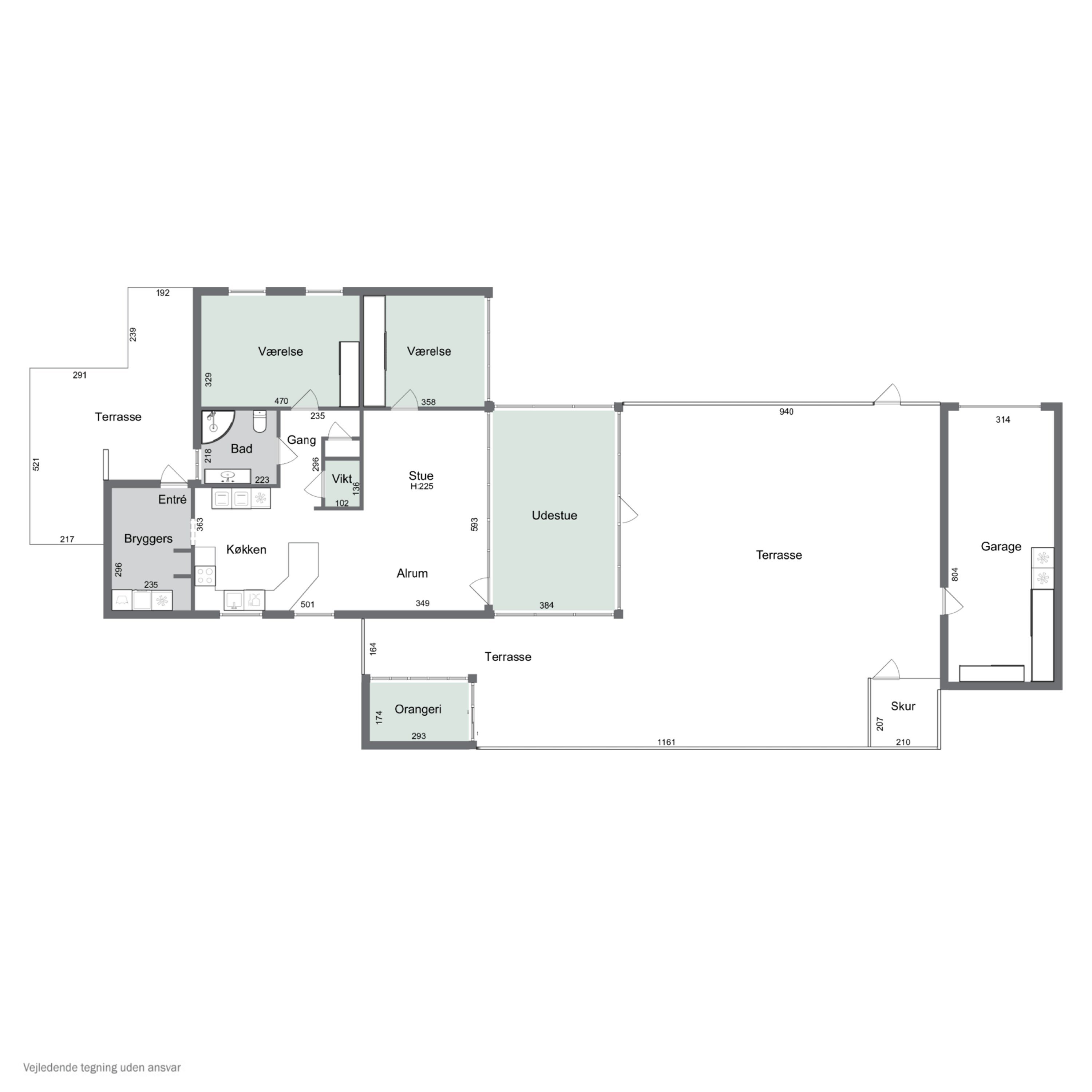 Plantegninger billede af Anemonevej 11, 8722 Hedensted