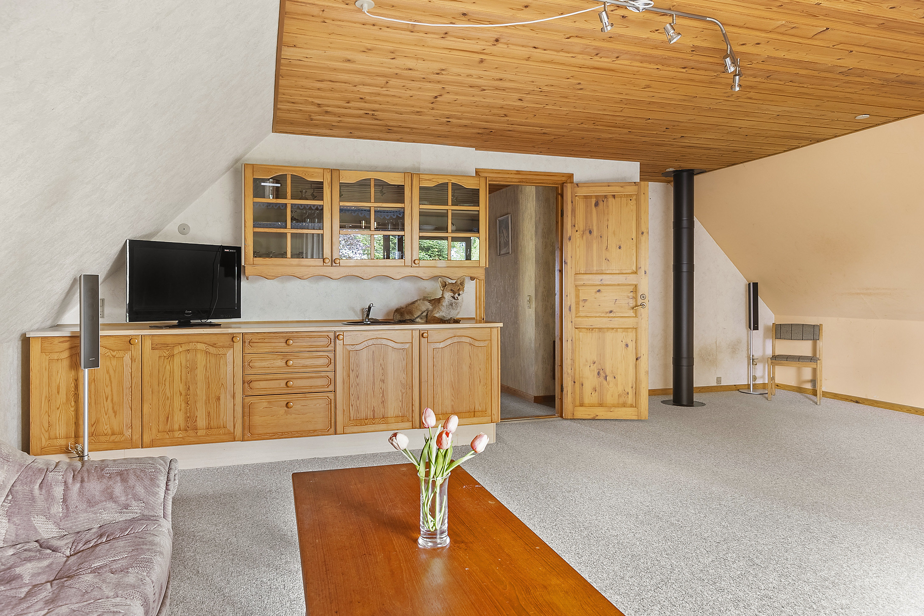 Fremhævet stue billede i fuldskærmstilstand. Billede af Urnehovedvej 41, 6392 Bolderslev