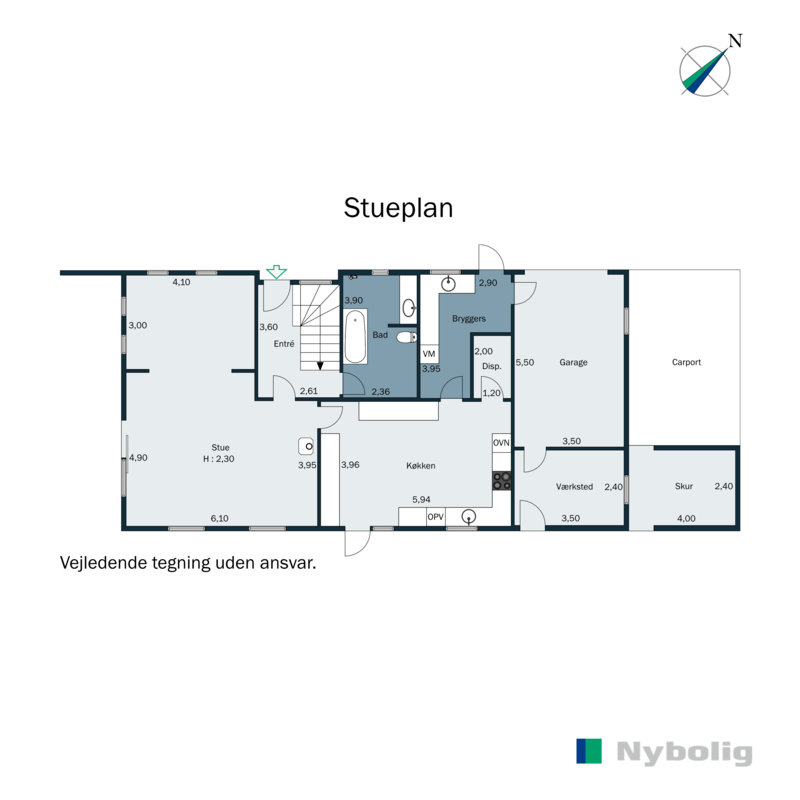 Plantegninger billede af Urnehovedvej 41, 6392 Bolderslev