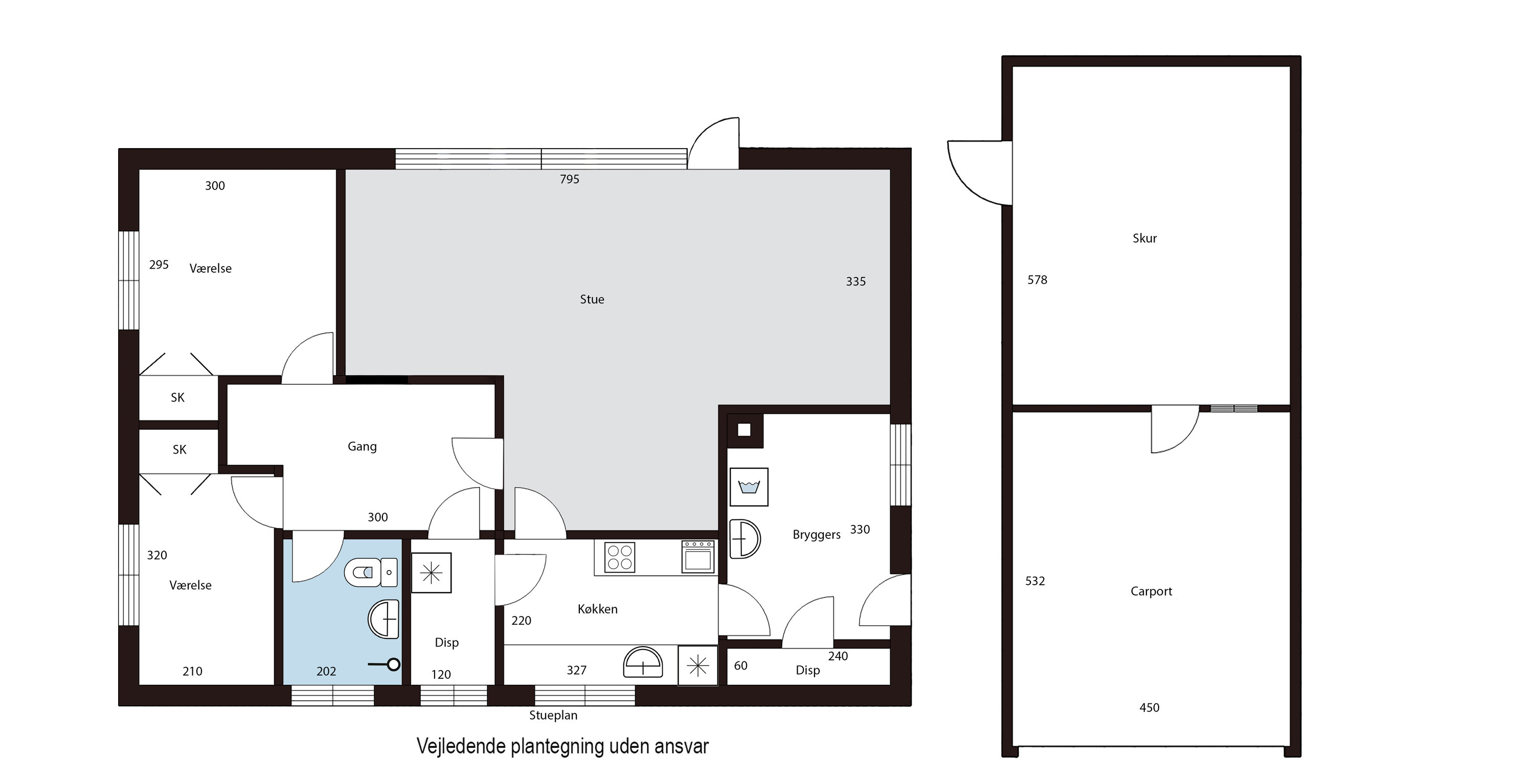 Plantegninger billede af Nyvej 20, 5631 Ebberup
