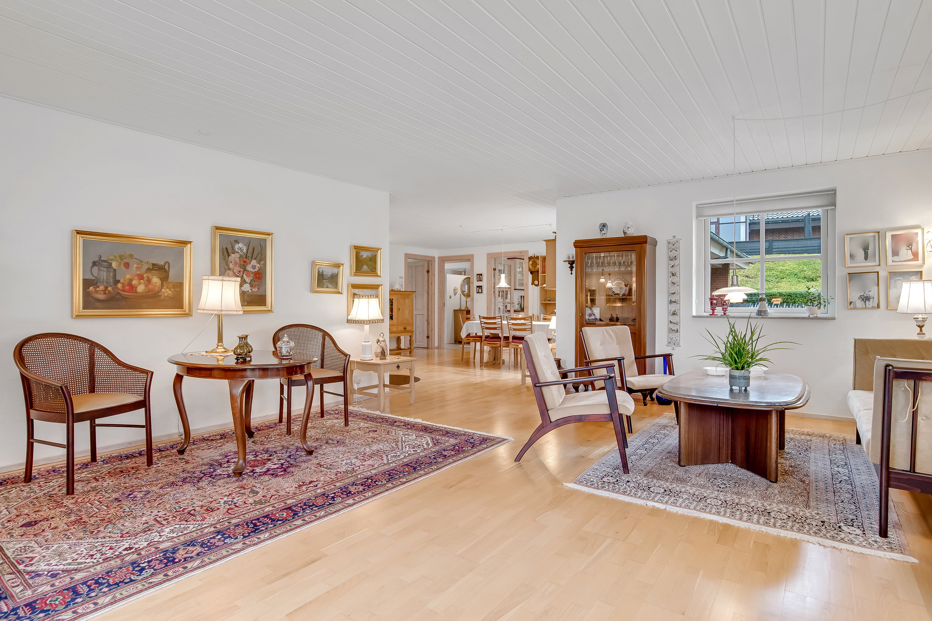 Fremhævet stue billede i fuldskærmstilstand. Billede af Kirketoft 72, Asp, 7600 Struer