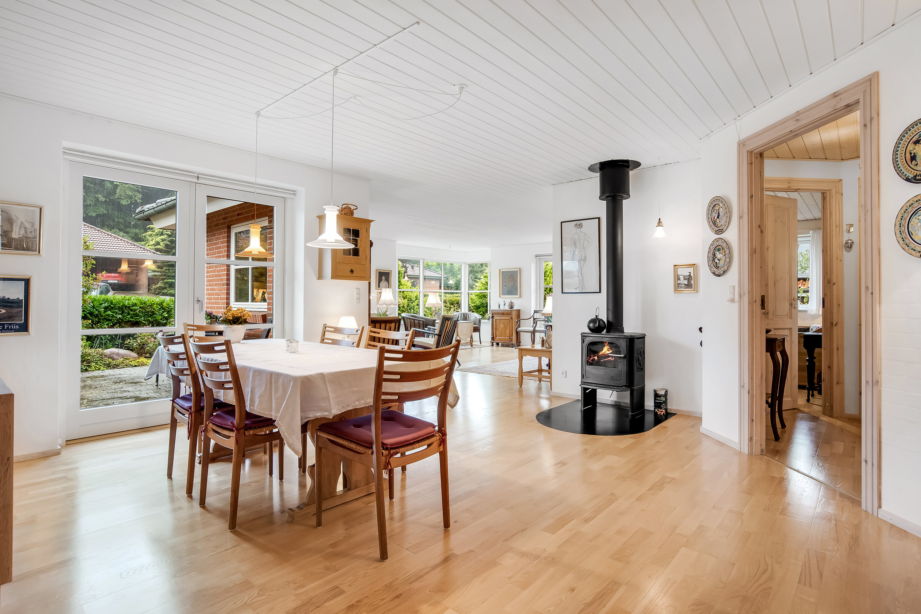 Fremhævet stue billede i fuldskærmstilstand. Billede af Kirketoft 72, Asp, 7600 Struer