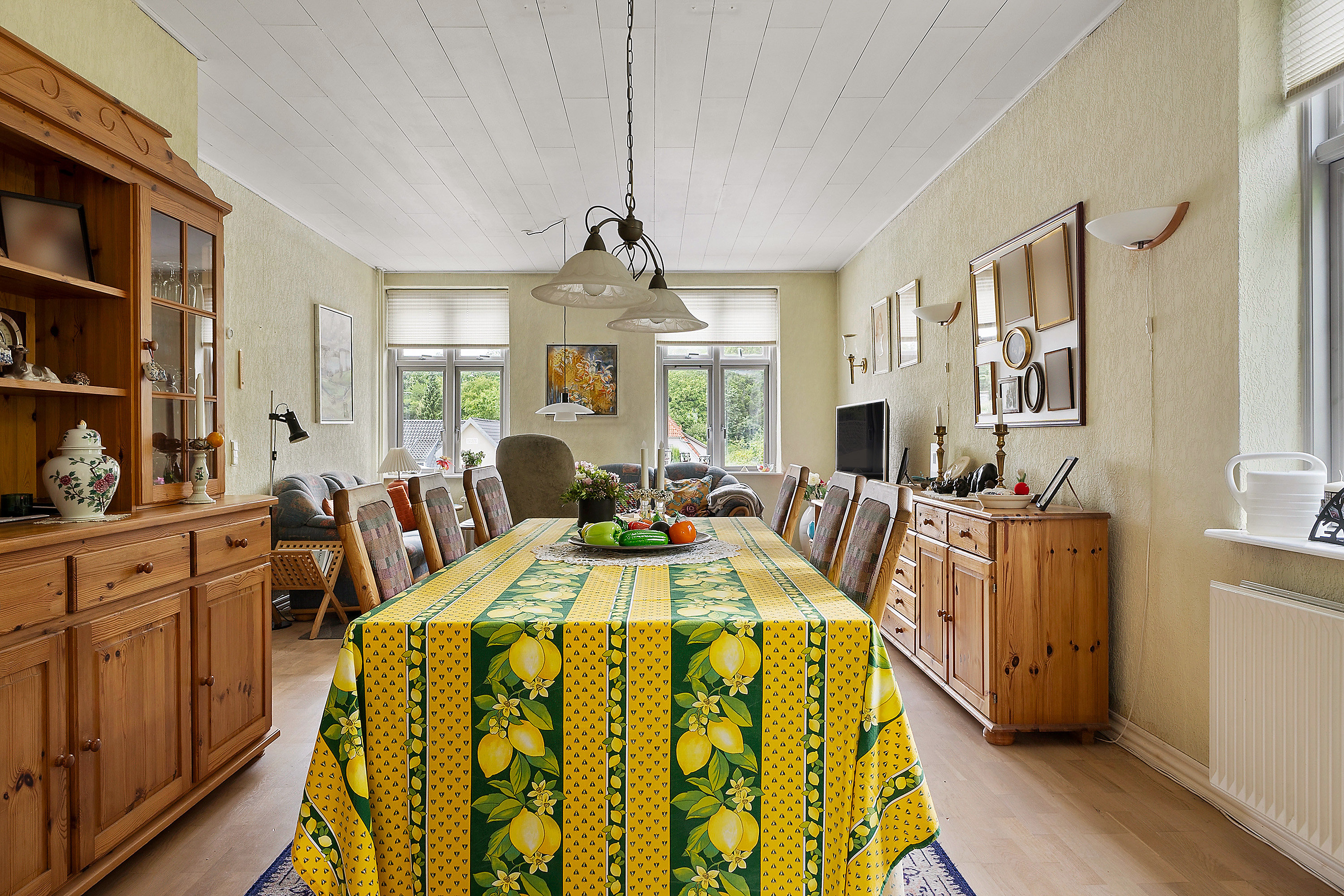 Fremhævet spisestue billede i fuldskærmstilstand. Billede af Moltrupvej 32, 6100 Haderslev