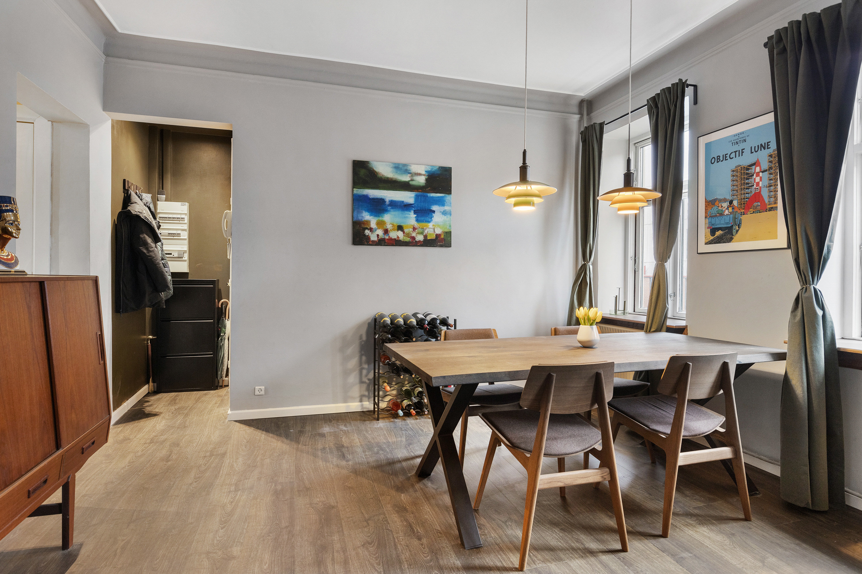 Fremhævet stue billede i fuldskærmstilstand. Billede af Østerbro 48, st.. tv., 9000 Aalborg