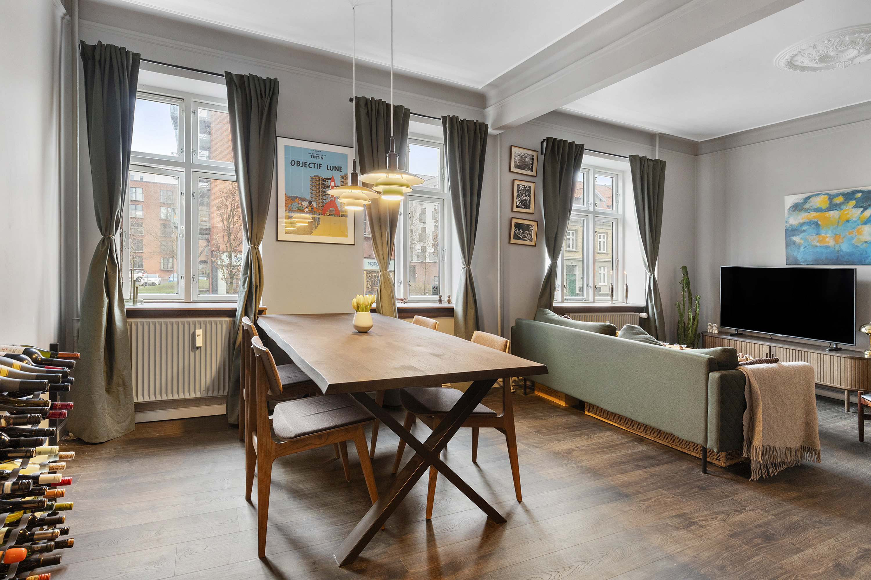 Miniaturebillede 1: stue. Billede af Østerbro 48, st.. tv., 9000 Aalborg