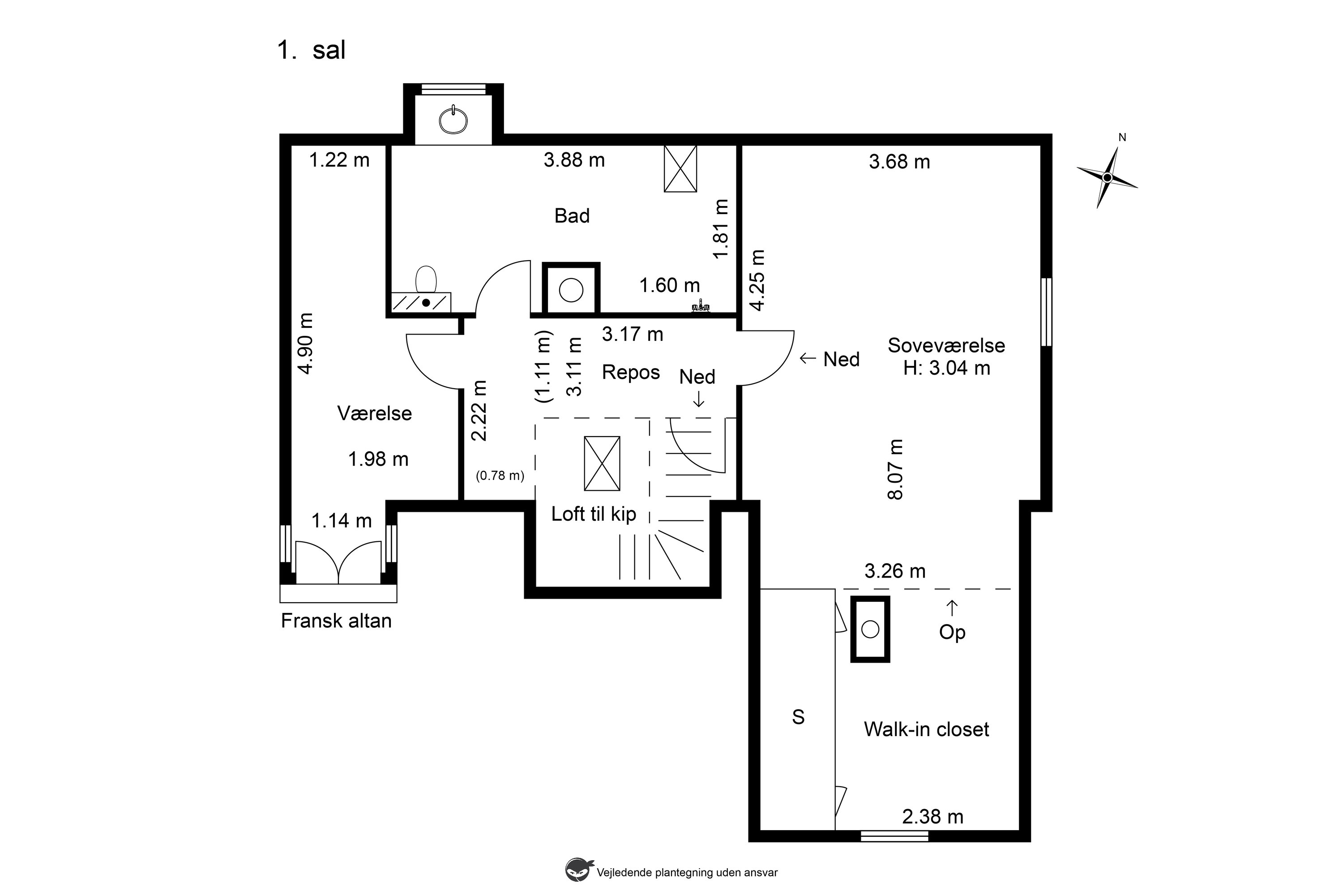 Plantegninger billede af Stralsundstræde 4A, 2791 Dragør