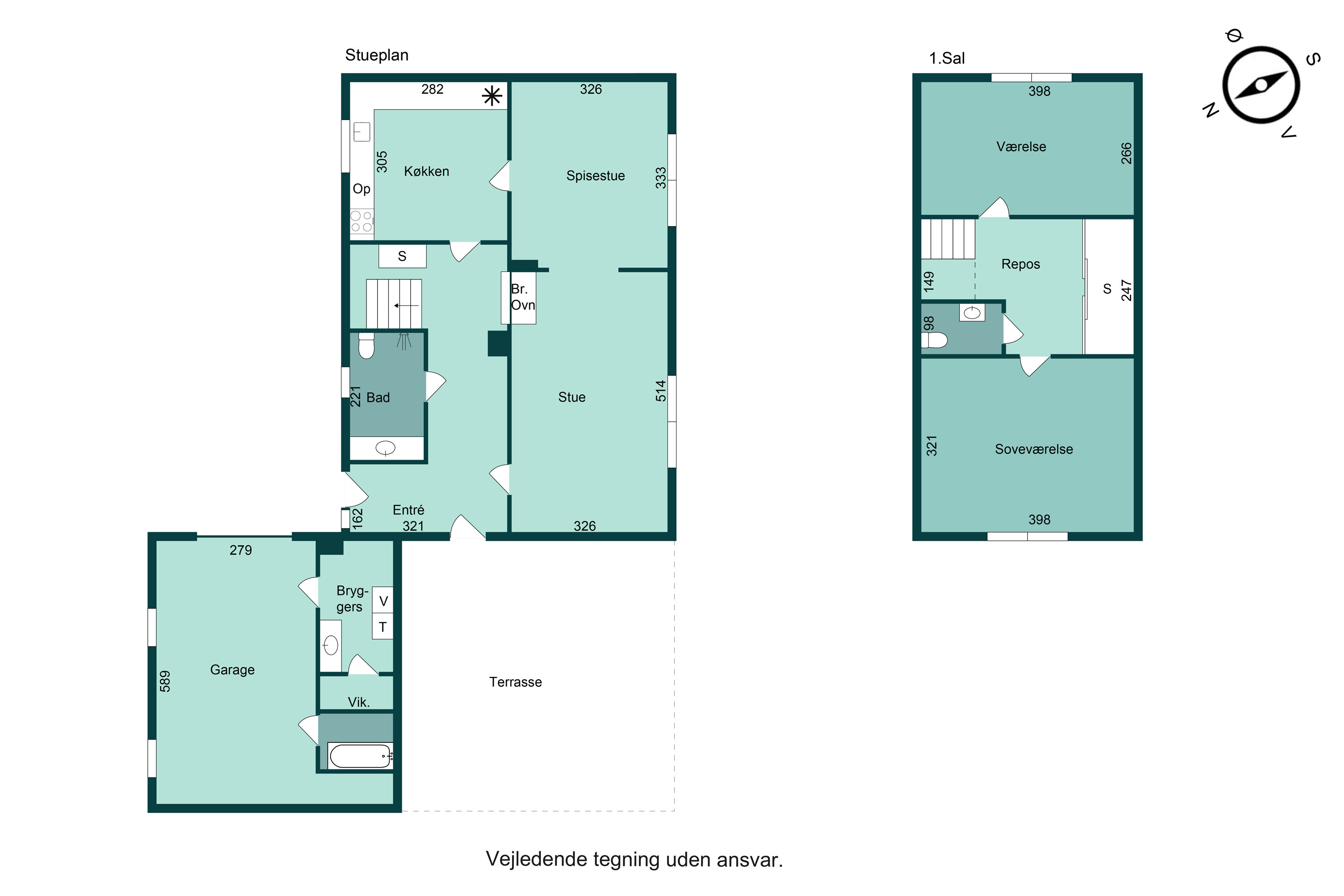 Plantegninger billede af Stourup Hældagervej 9, Sønderby, 7130 Juelsminde
