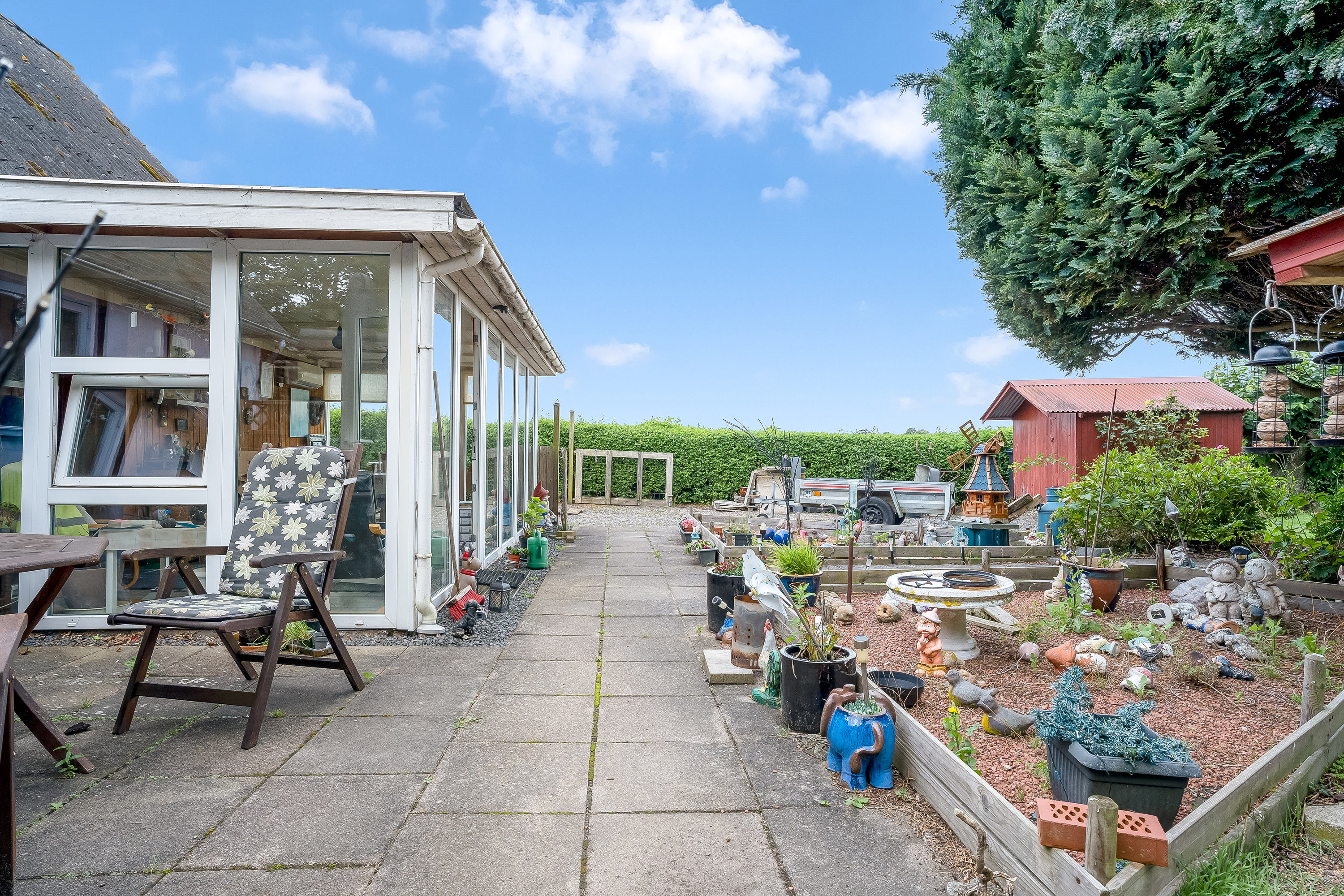 Fremhævet terrasse billede i fuldskærmstilstand. Billede af Fuglsevej 15, Torslunde, 4960 Holeby