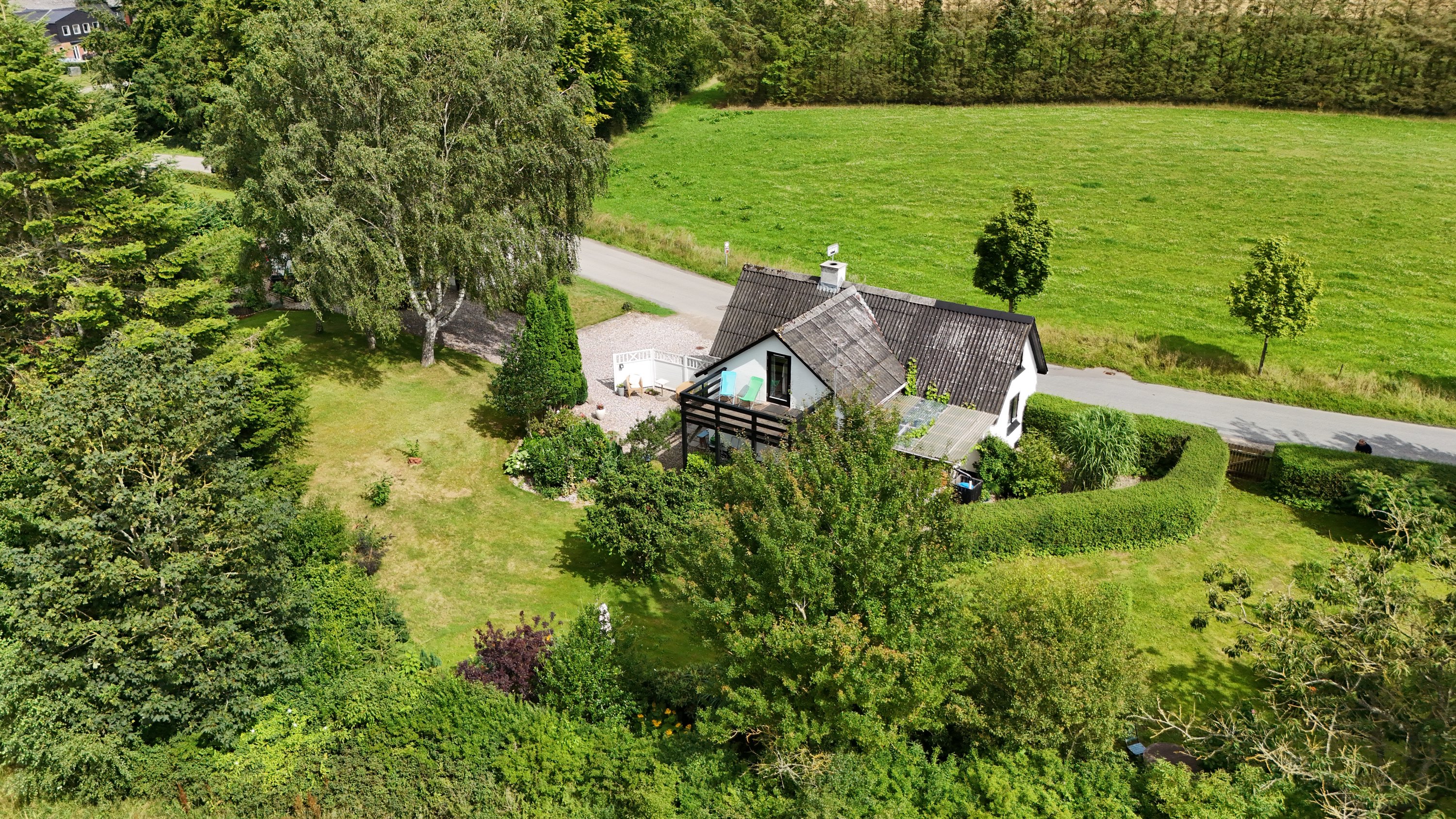 Miniaturebillede 1: dronefoto. Billede af Lindumvej 6, Hvornum, 9500 Hobro