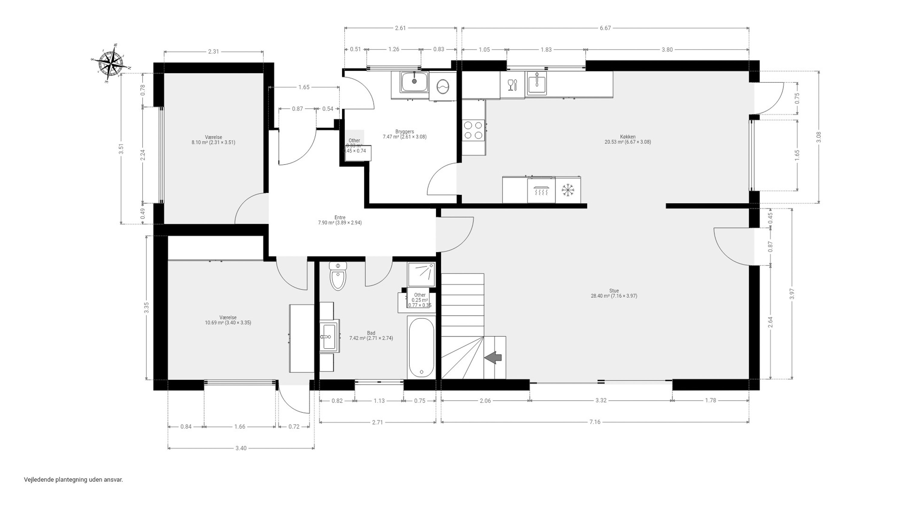 Plantegninger billede af Urtehaven 15, Taulov, 7000 Fredericia