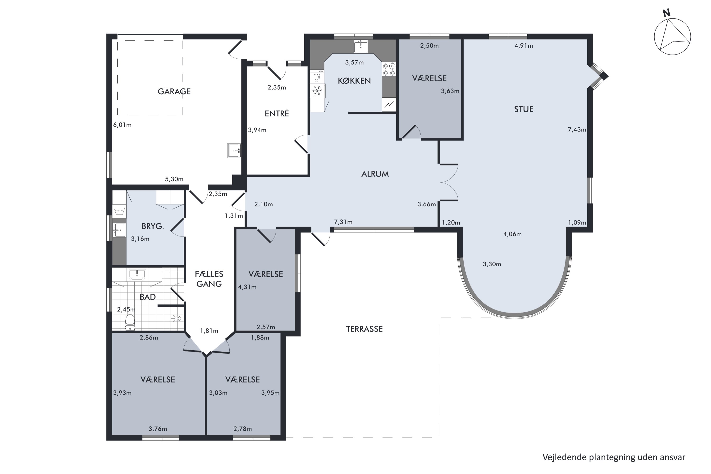 Plantegninger billede af Næssundvej 293, Ø Hvidbjerg, 7970 Redsted M