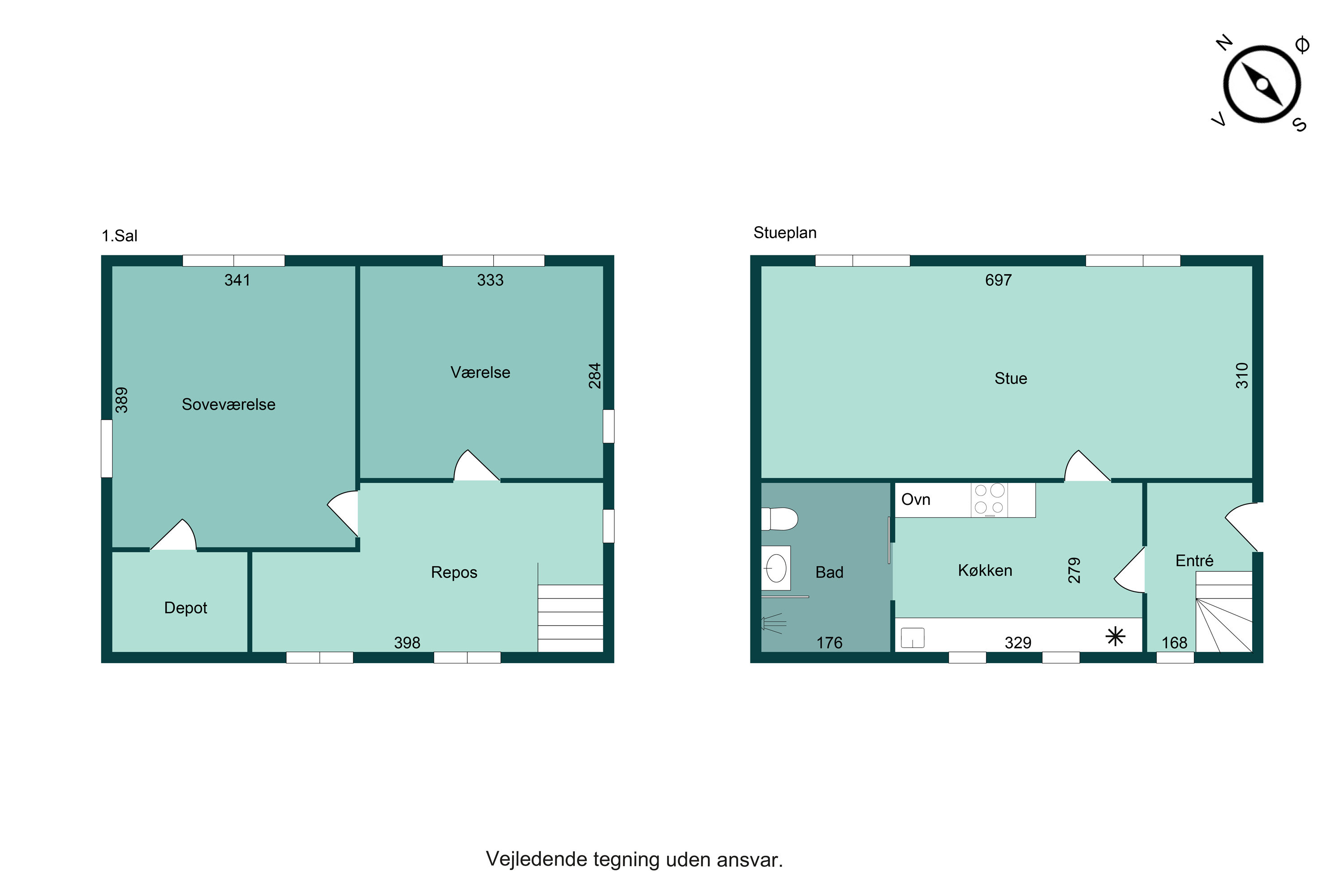 Plantegninger billede af Vongevej 1, Brandbjerg, 7300 Jelling
