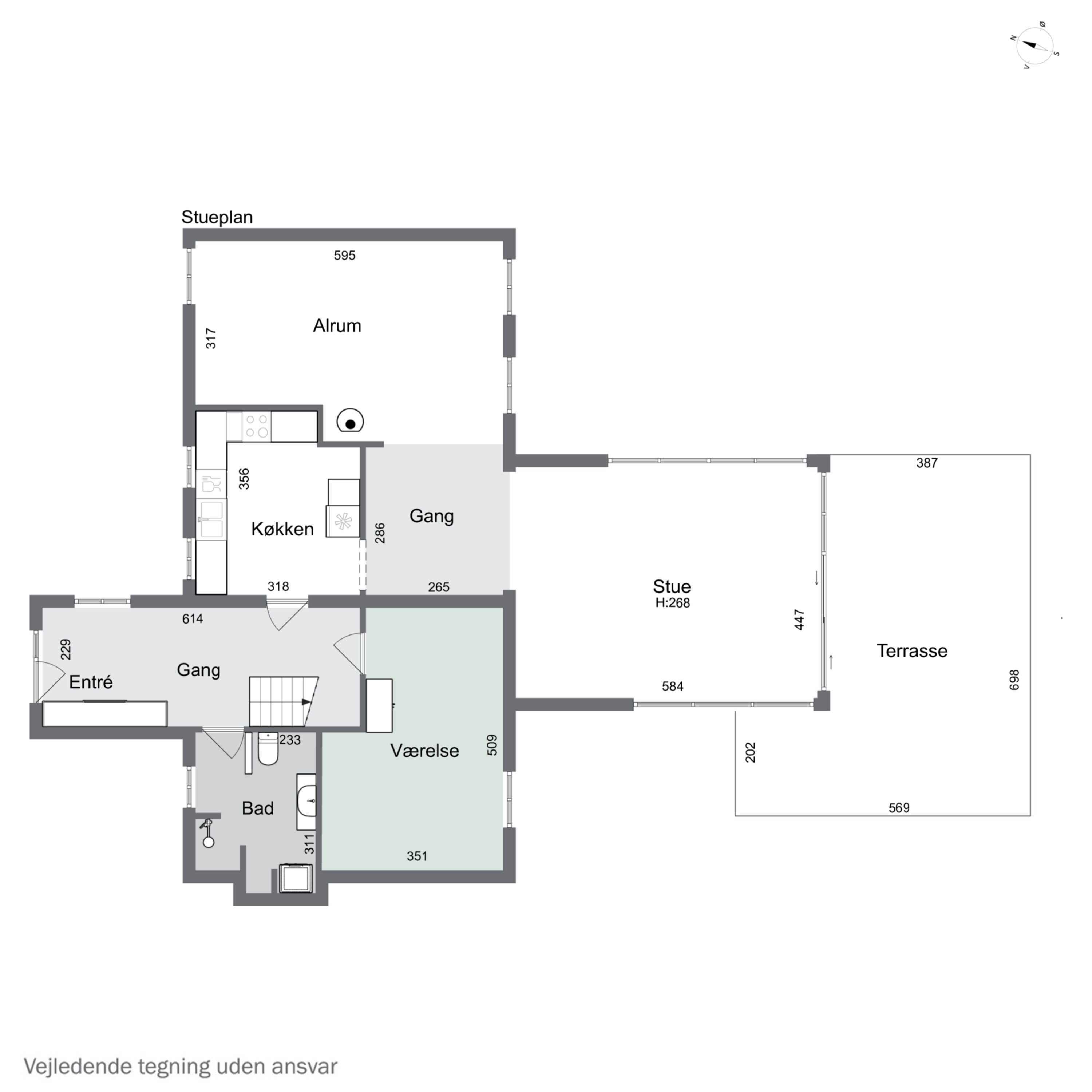 Plantegninger billede af Savmøllevej 4, Østermarie, 3751 Østermarie