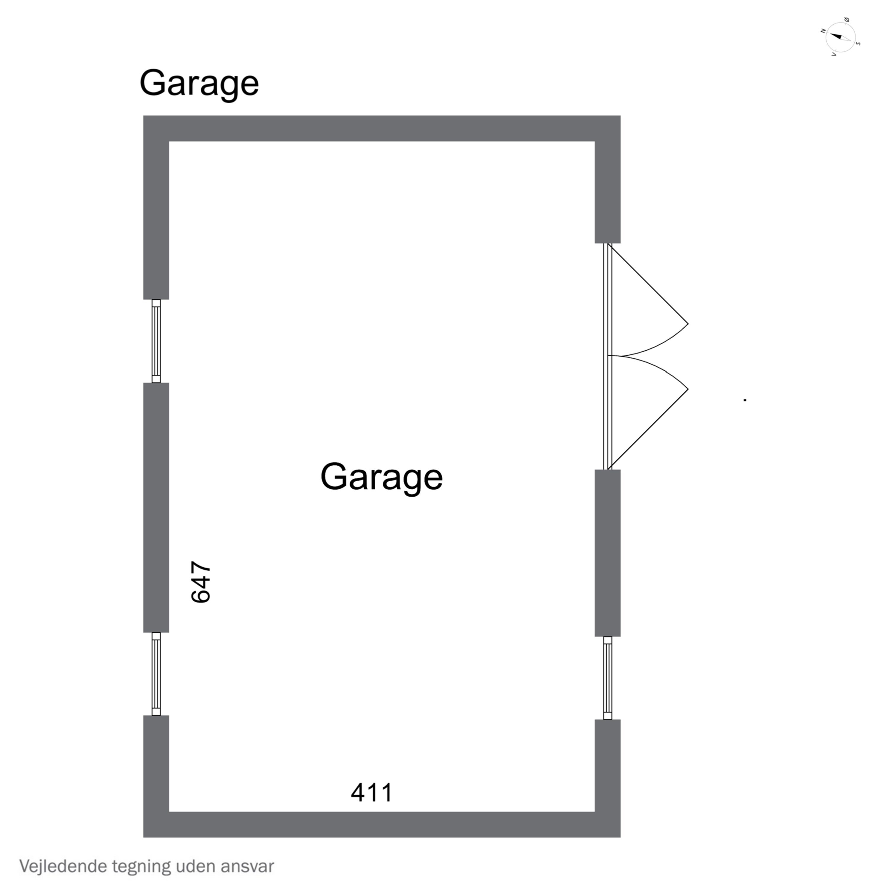 Plantegninger billede af Savmøllevej 4, Østermarie, 3751 Østermarie
