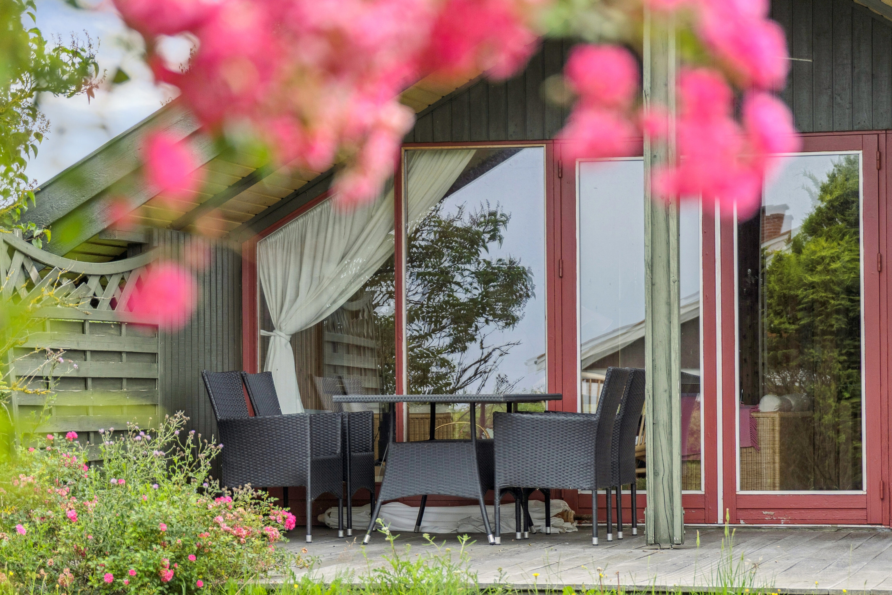 Fremhævet terrasse billede i fuldskærmstilstand. Billede af Mimersvej 18, Drøsselbjerg, 4200 Slagelse