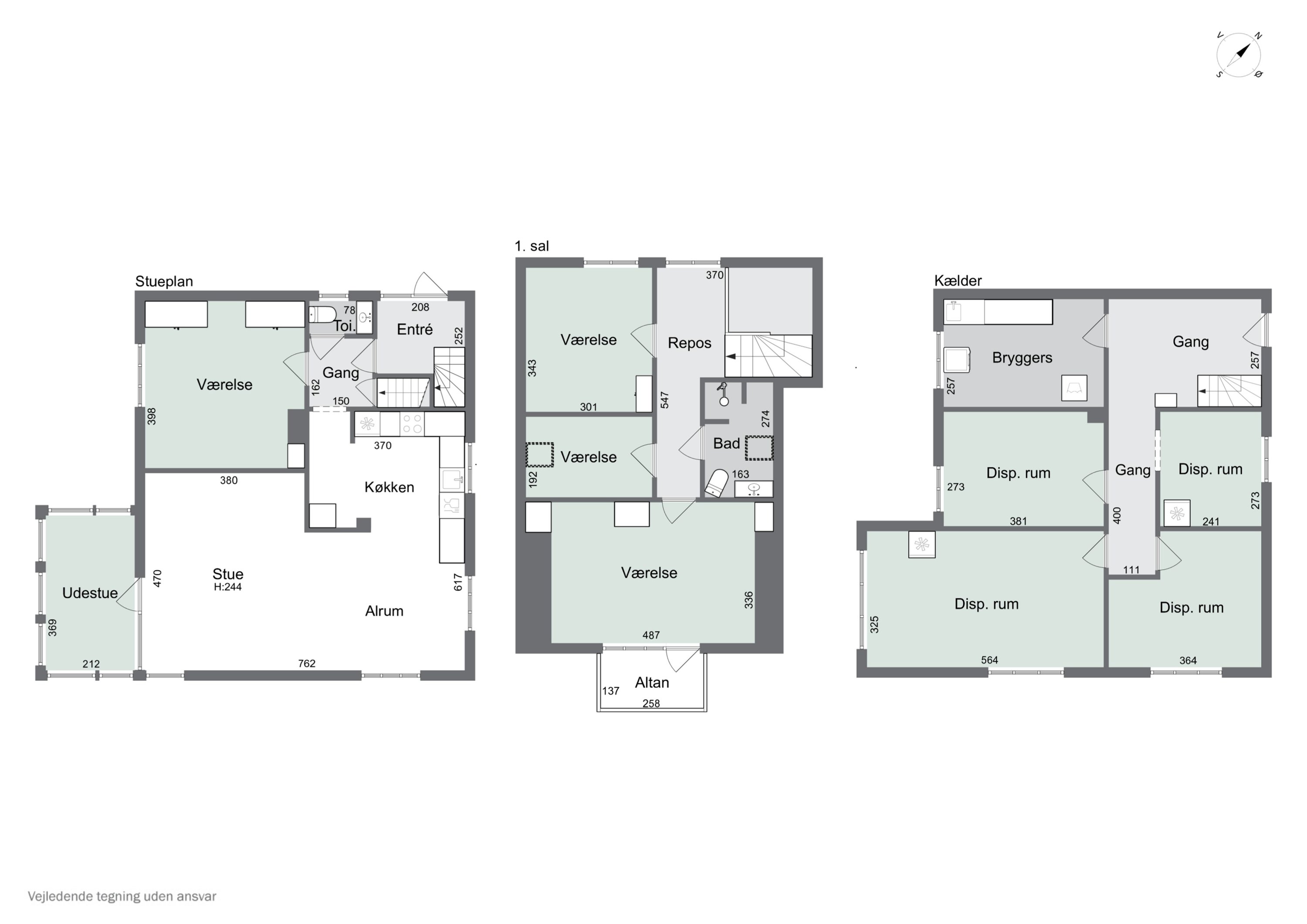 Plantegninger billede af Grandalsvej 4, Tilsted, 7700 Thisted