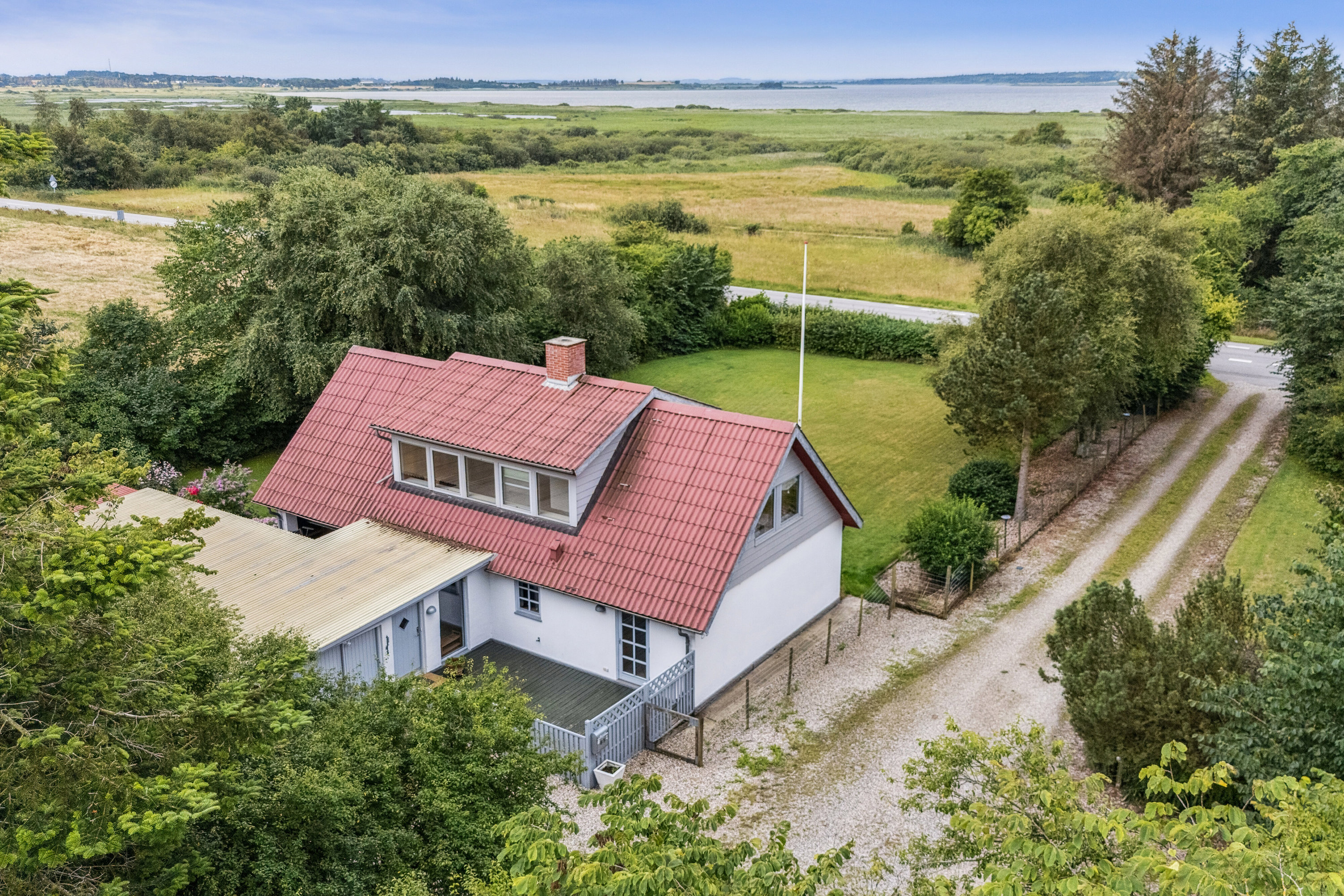 Fremhævet set fra haven billede i fuldskærmstilstand. Billede af Tømmerbyvej 85, Tømmerby, 7741 Frøstrup