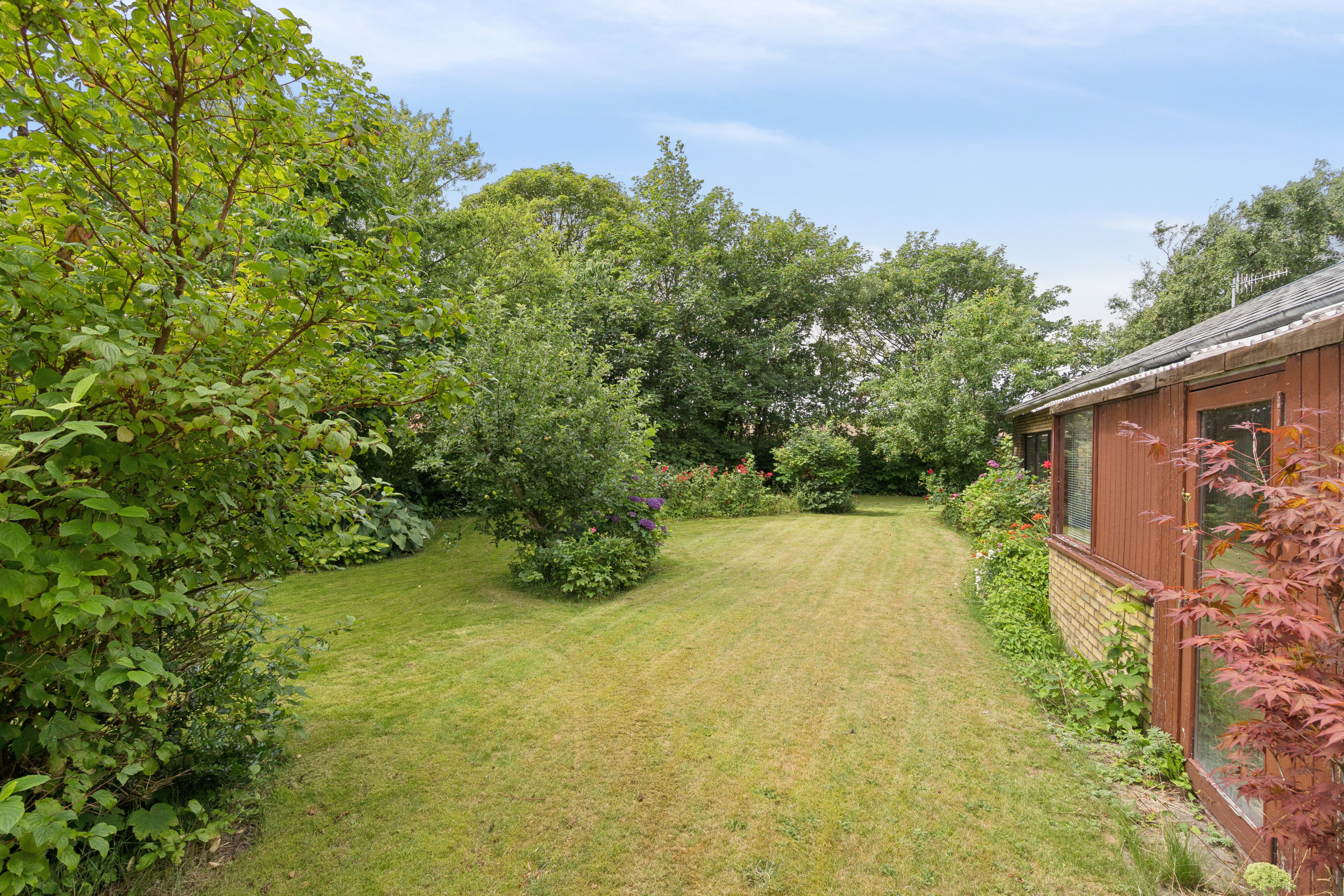 Fremhævet have billede i fuldskærmstilstand. Billede af Trombakken 4, 7752 Snedsted