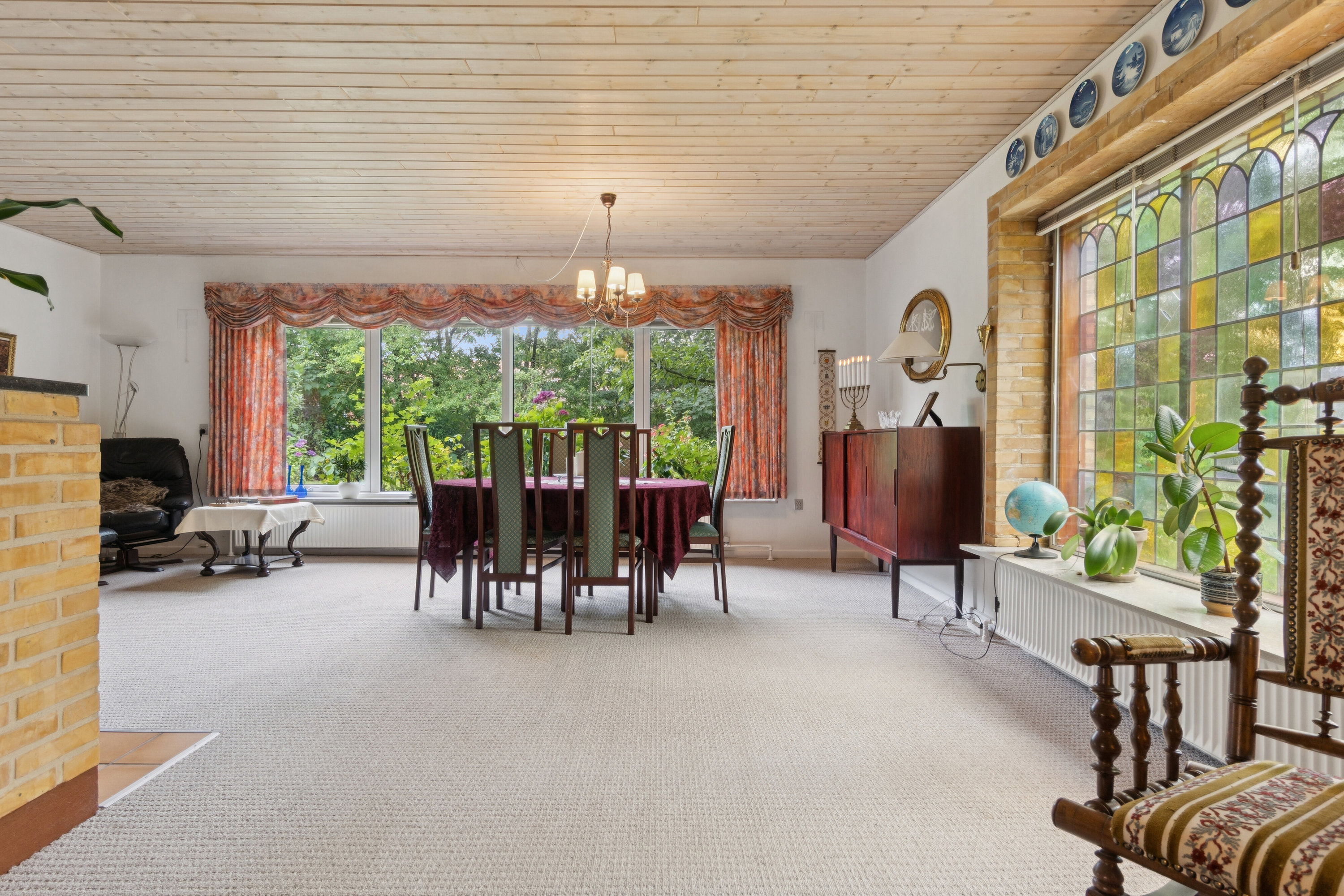 Fremhævet spisestue billede i fuldskærmstilstand. Billede af Trombakken 4, 7752 Snedsted