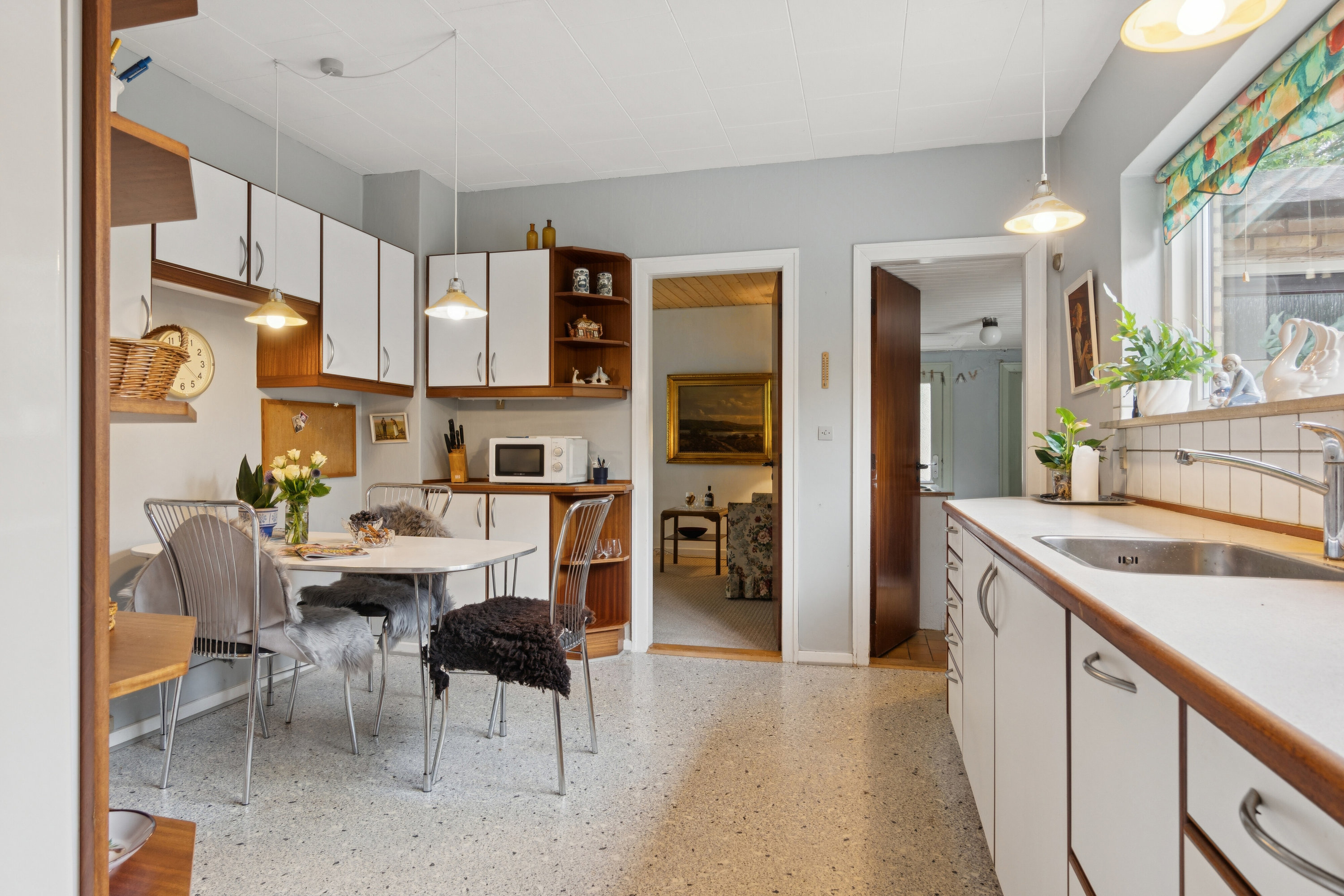 Fremhævet køkken billede i fuldskærmstilstand. Billede af Trombakken 4, 7752 Snedsted