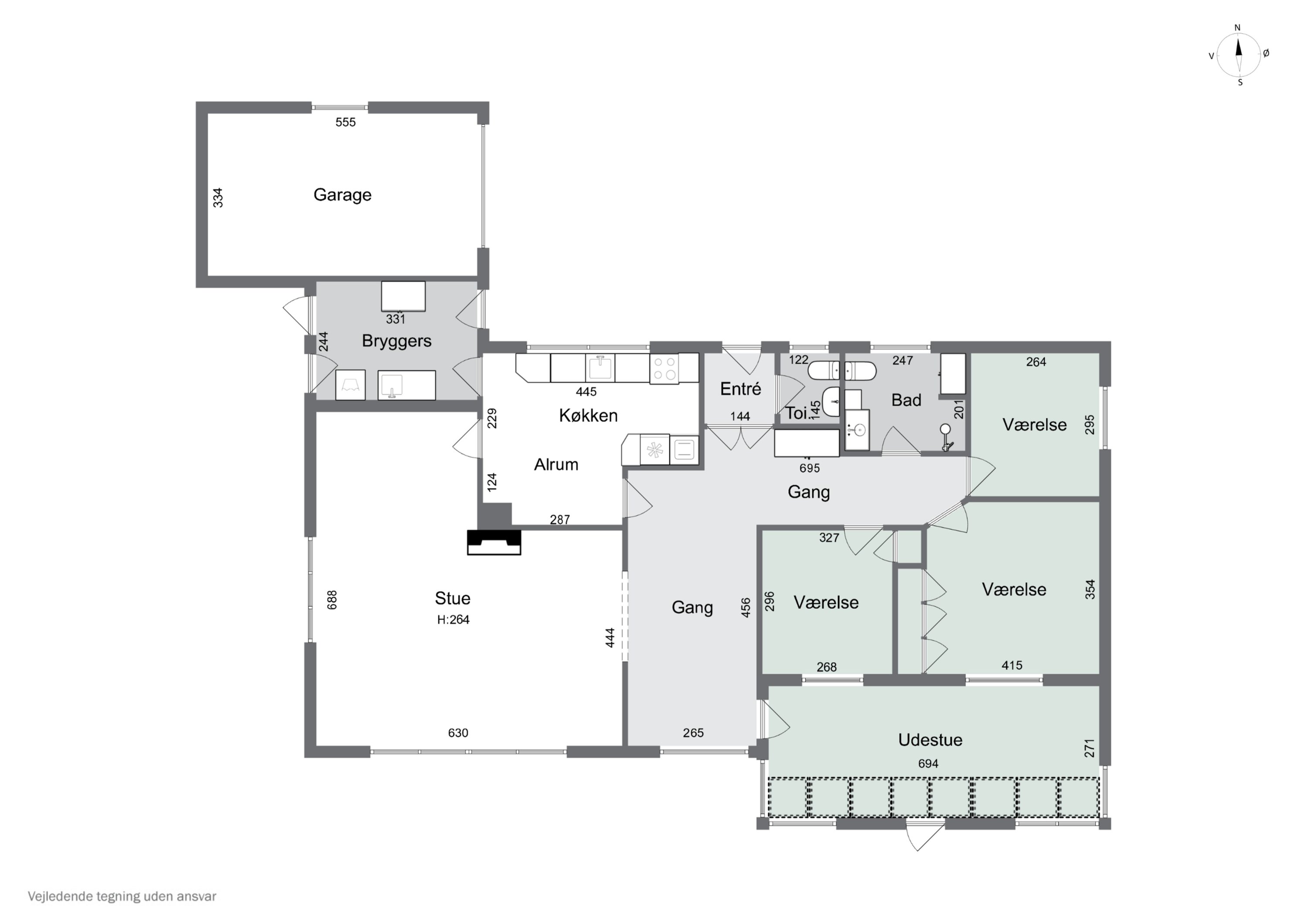 Plantegninger billede af Trombakken 4, 7752 Snedsted