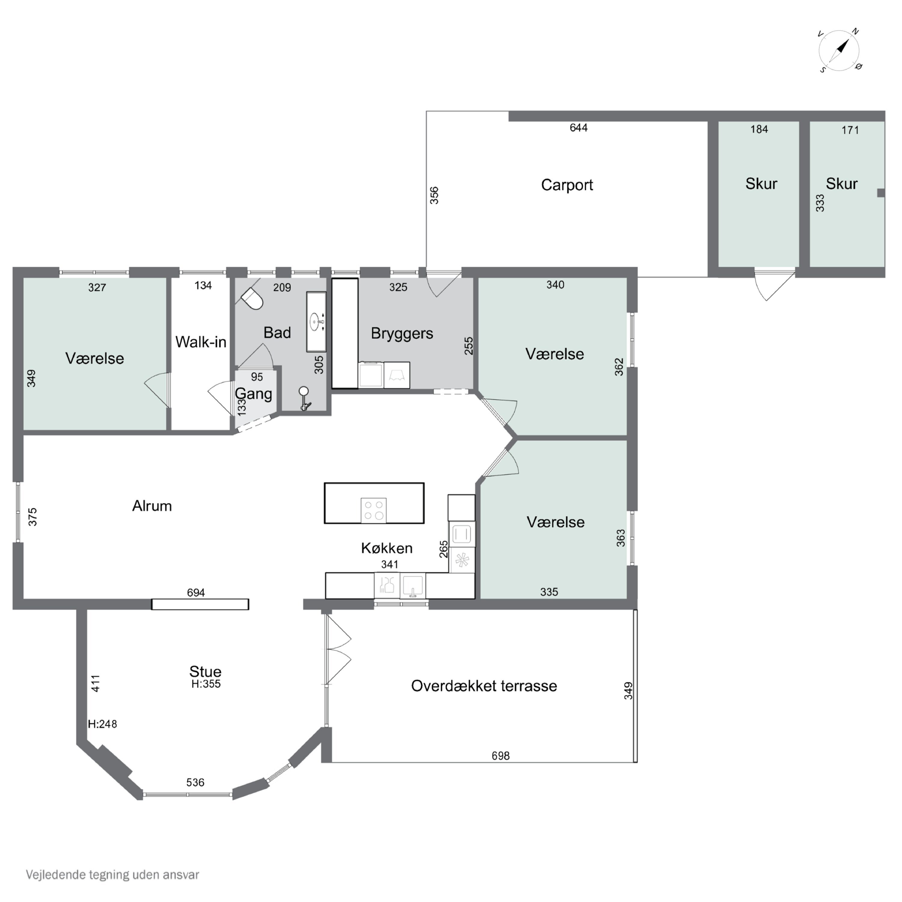 Plantegninger billede af Leonora Christinas Vej 19, 7430 Ikast