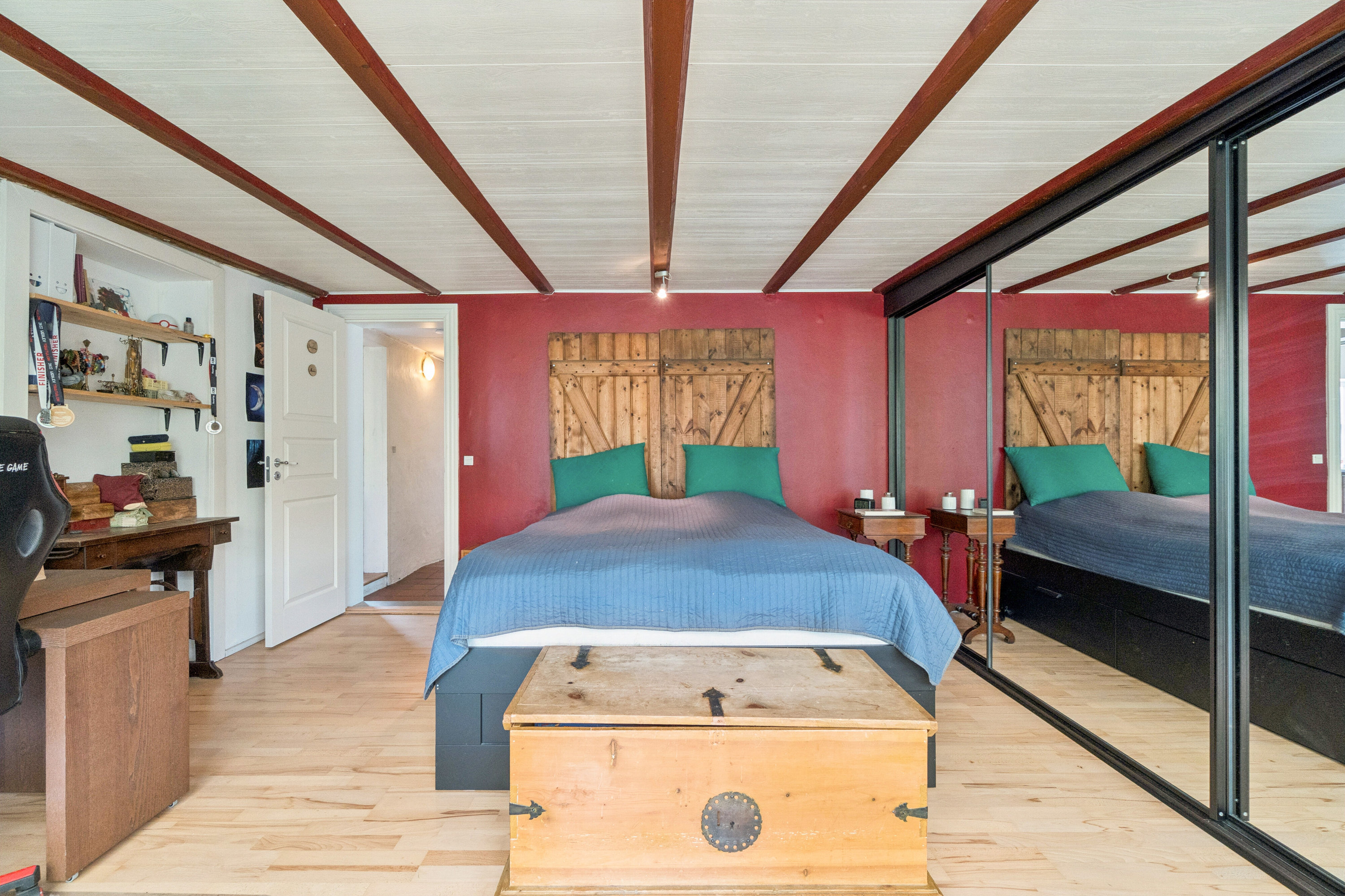 Fremhævet soveværelse billede i fuldskærmstilstand. Billede af Storegade 13, 2650 Hvidovre