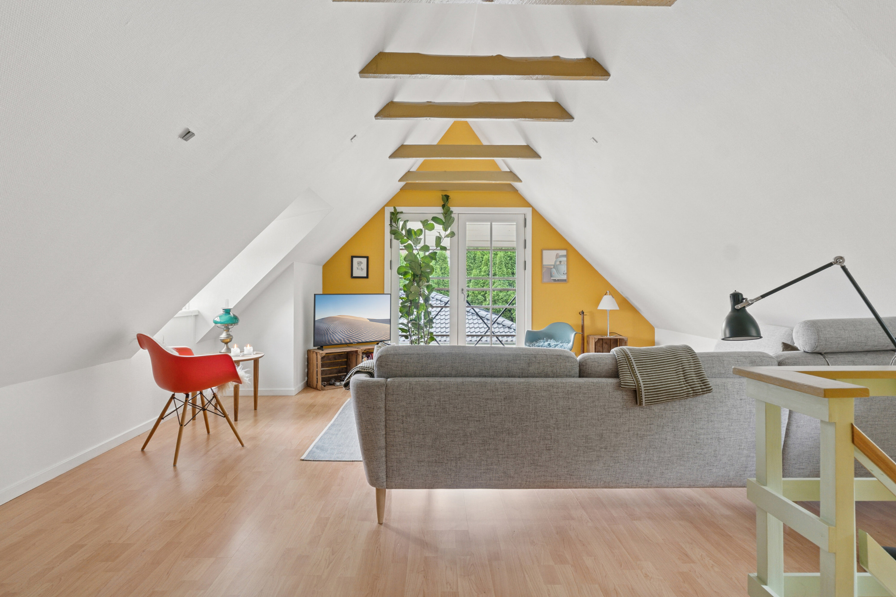 Fremhævet stue billede i fuldskærmstilstand. Billede af Krænkerupvej 46A, Havrebjerg, 4200 Slagelse