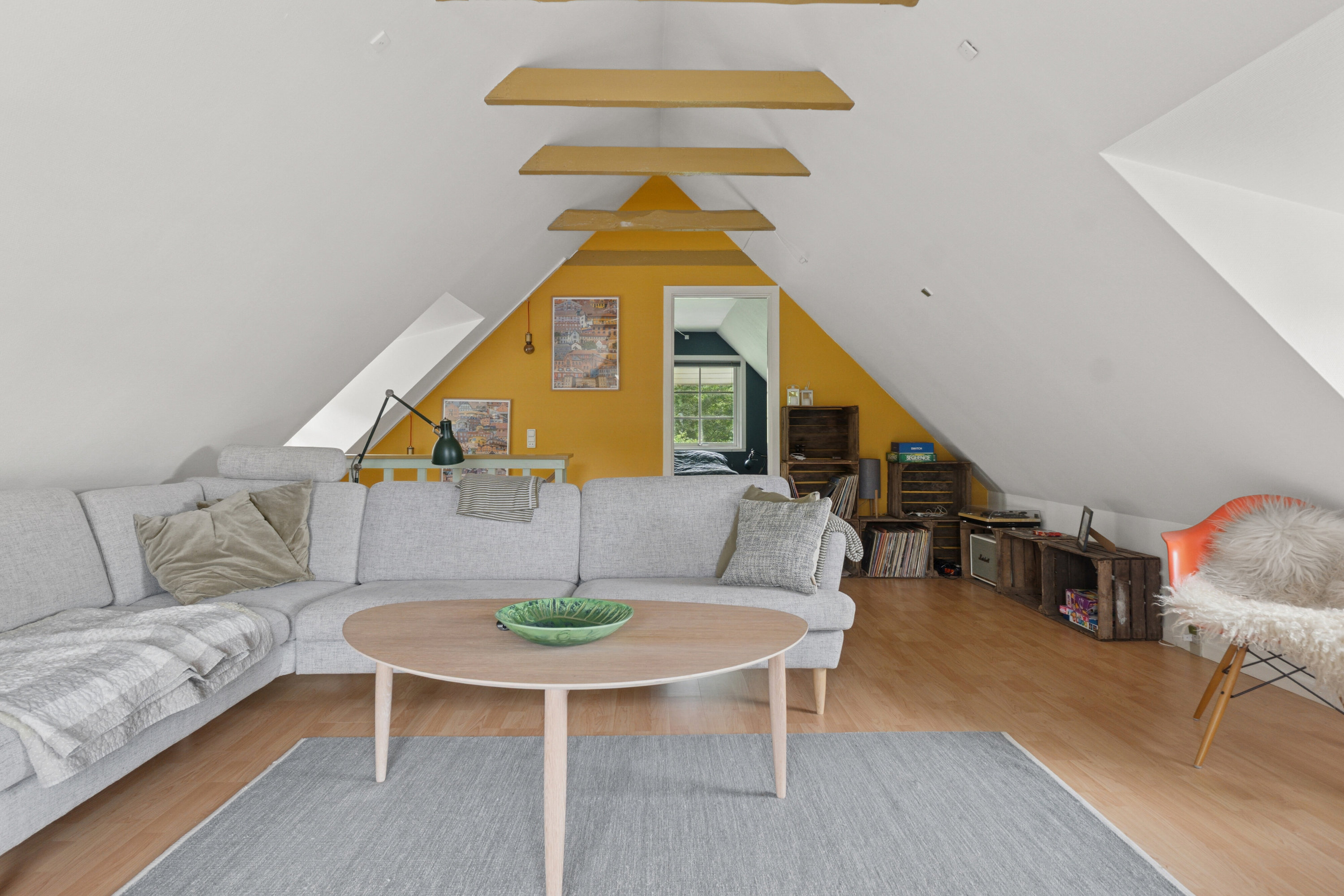 Fremhævet stue billede i fuldskærmstilstand. Billede af Krænkerupvej 46A, Havrebjerg, 4200 Slagelse