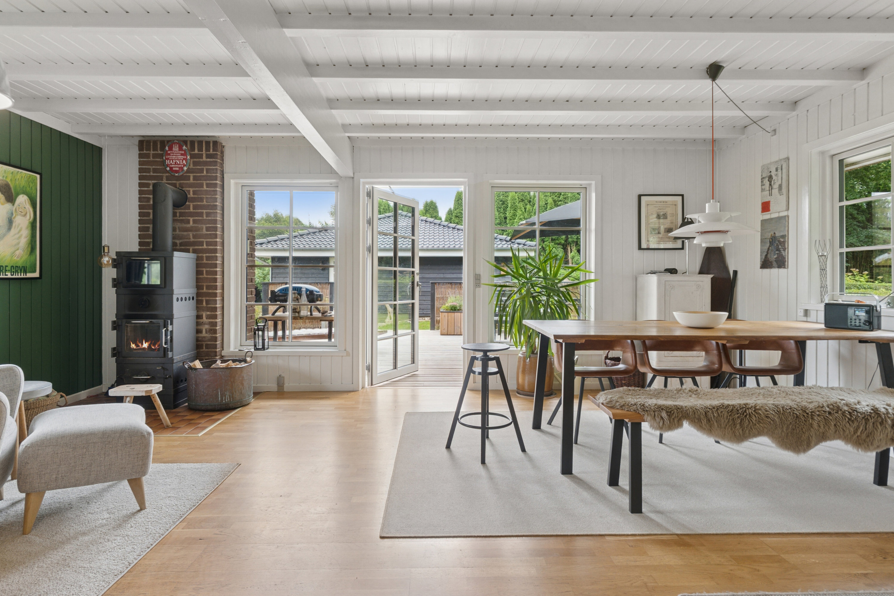 Fremhævet stue billede i fuldskærmstilstand. Billede af Krænkerupvej 46A, Havrebjerg, 4200 Slagelse