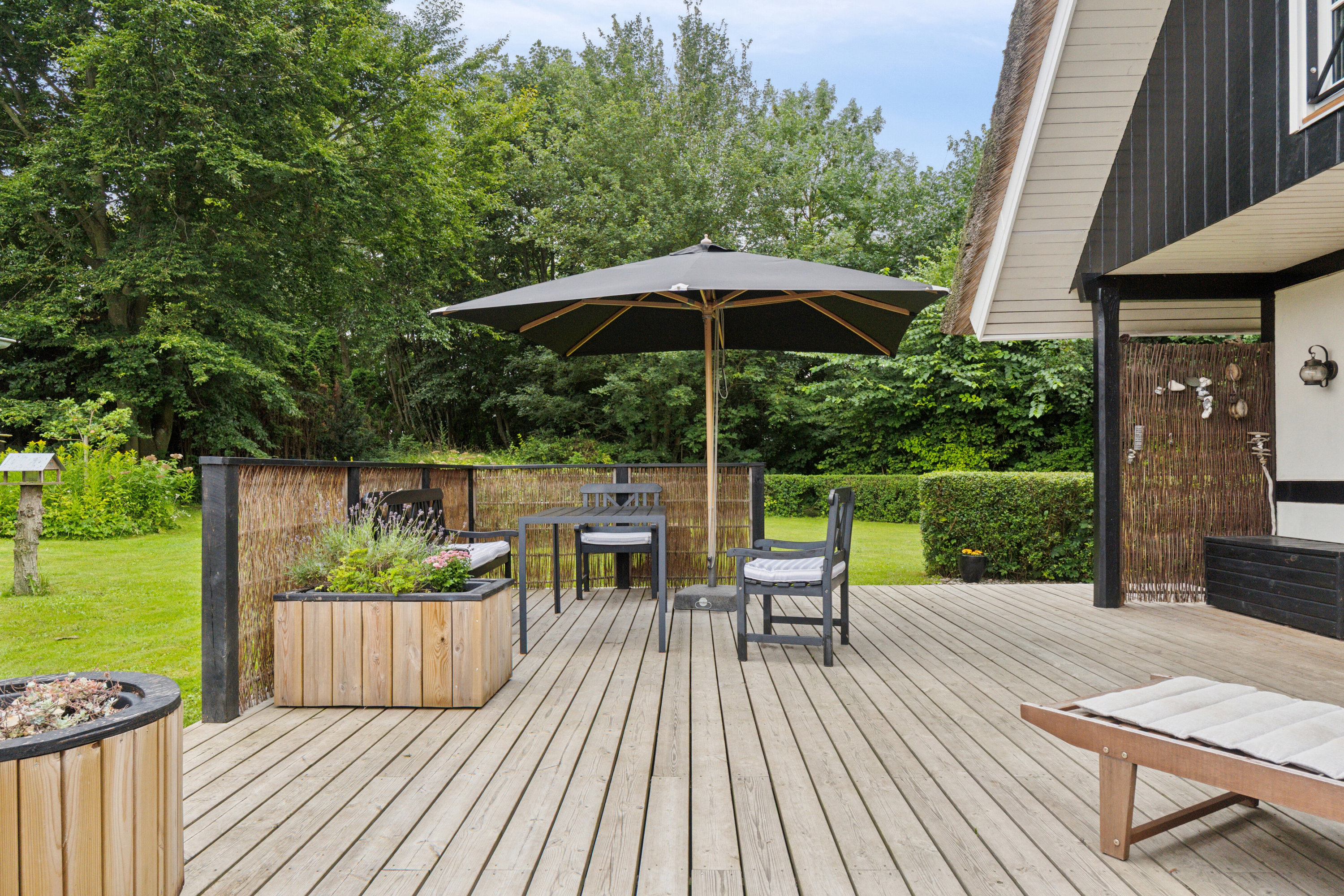 Fremhævet terrasse billede i fuldskærmstilstand. Billede af Krænkerupvej 46A, Havrebjerg, 4200 Slagelse