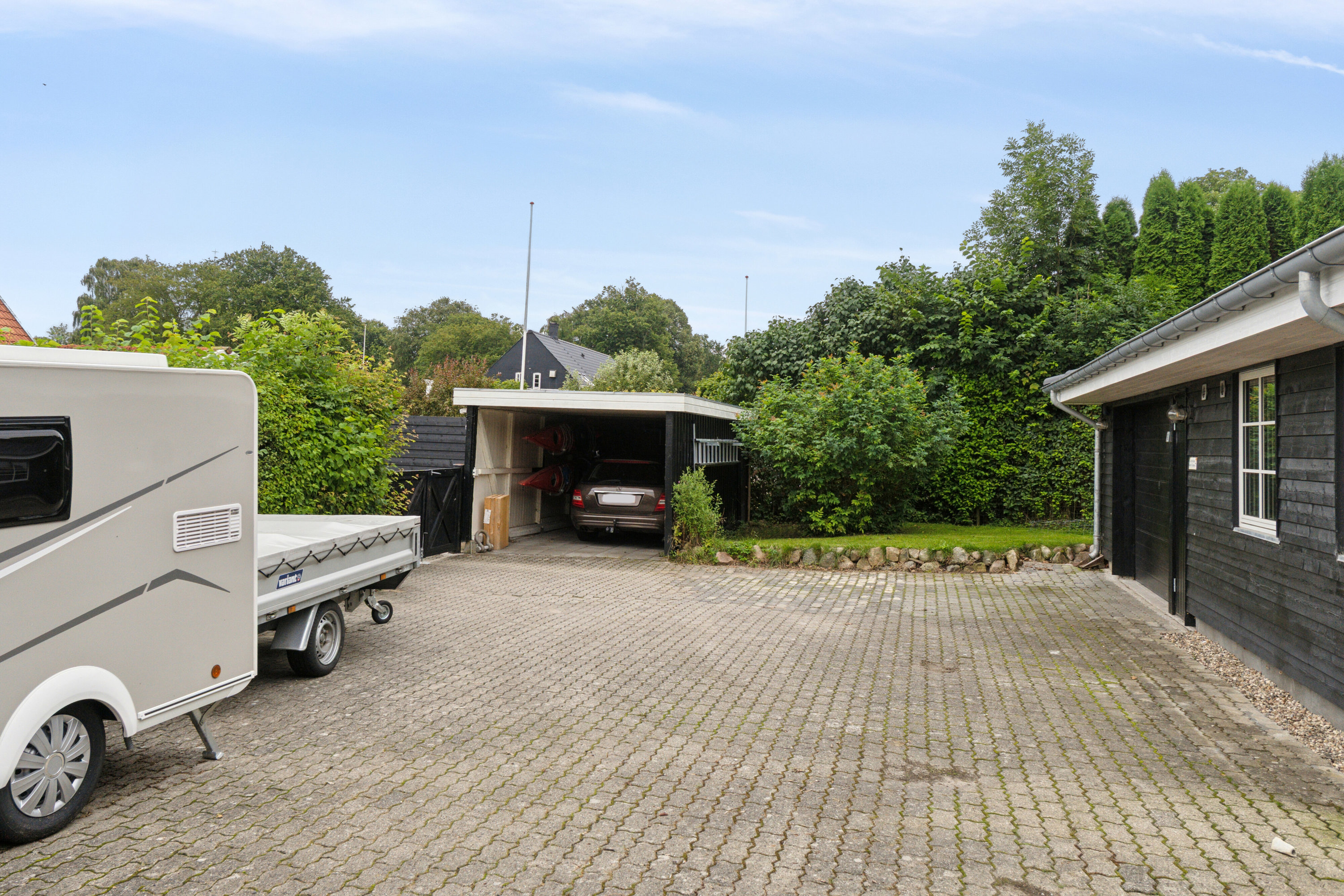 Fremhævet udendørs billede i fuldskærmstilstand. Billede af Krænkerupvej 46A, Havrebjerg, 4200 Slagelse