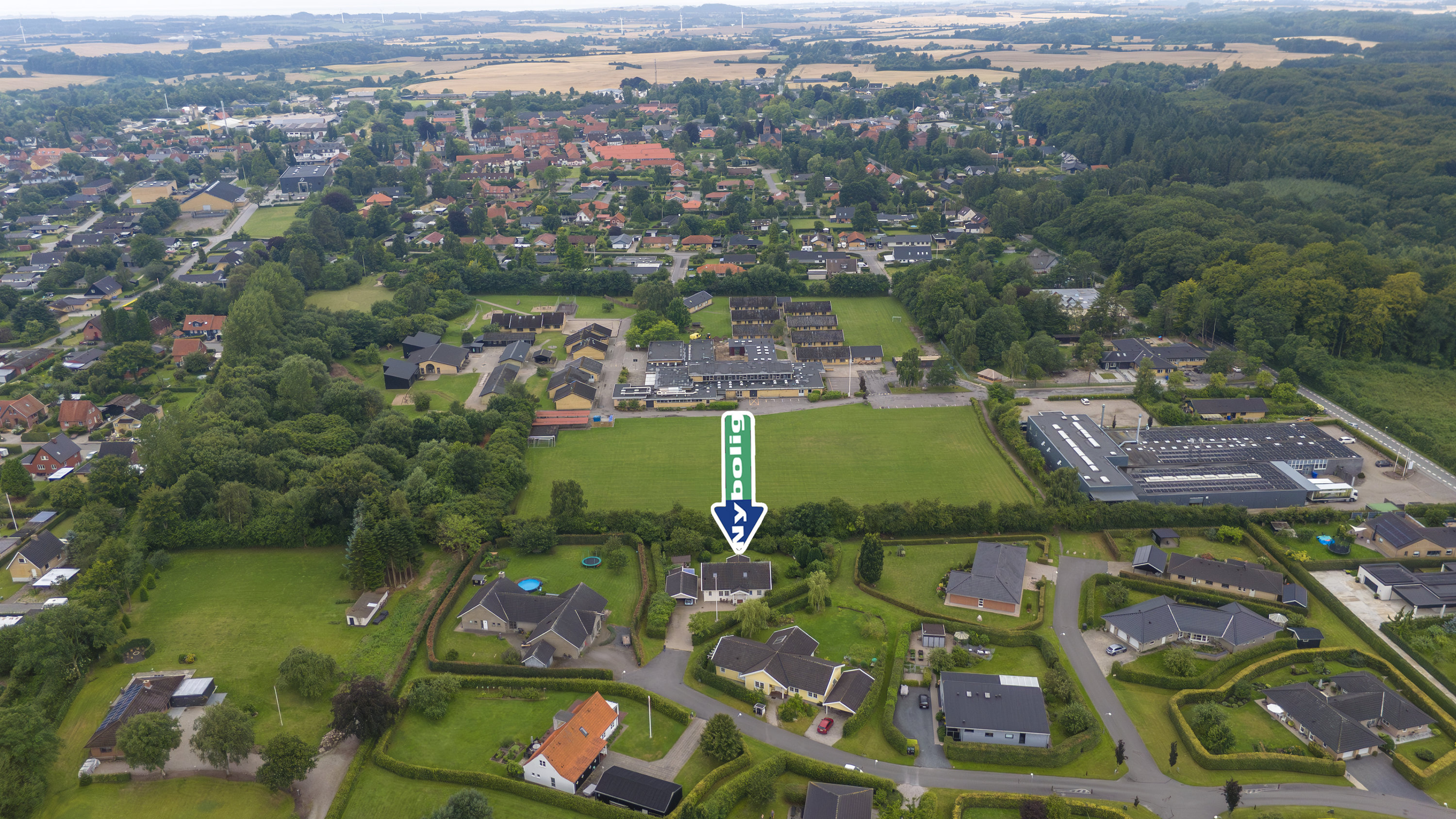 Fremhævet  billede i fuldskærmstilstand. Billede af Skovbrynet 20, 5620 Glamsbjerg