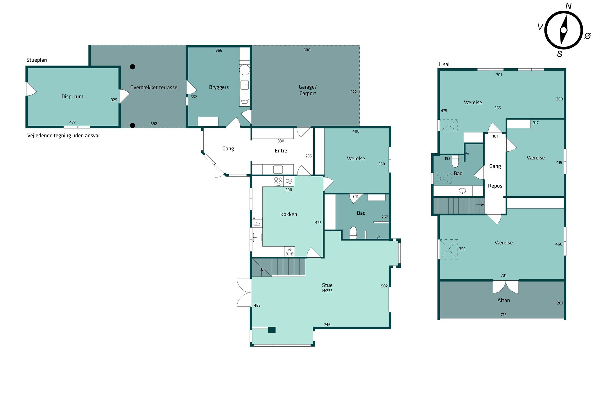 Plantegninger billede af Egesholm 29, 8700 Horsens