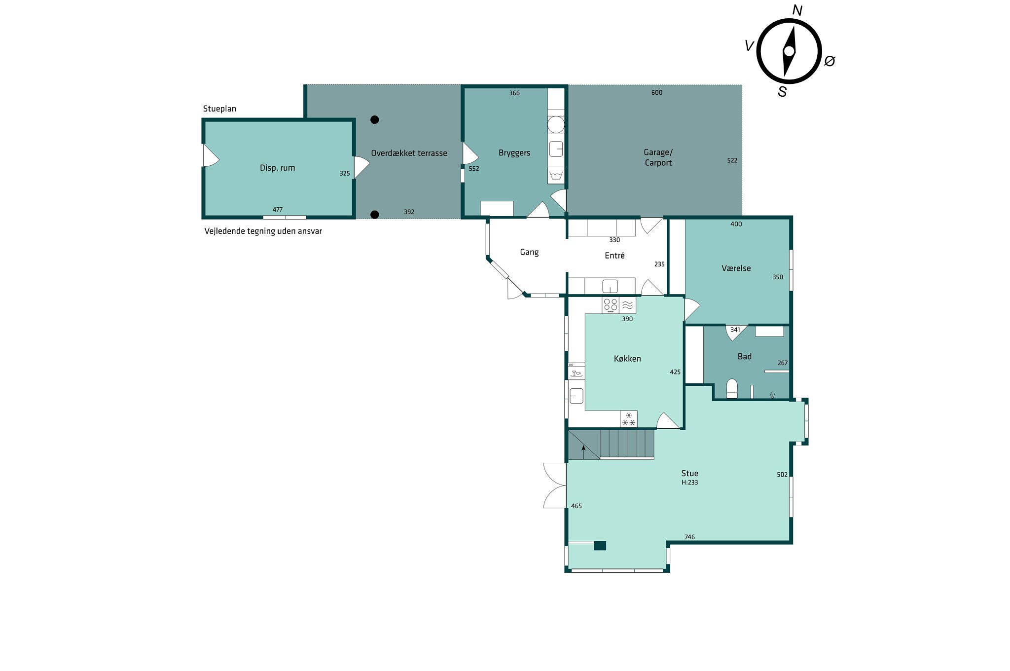 Plantegninger billede af Egesholm 29, 8700 Horsens