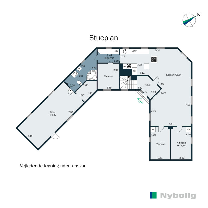 Plantegninger billede af Vestergade 41, 6230 Rødekro