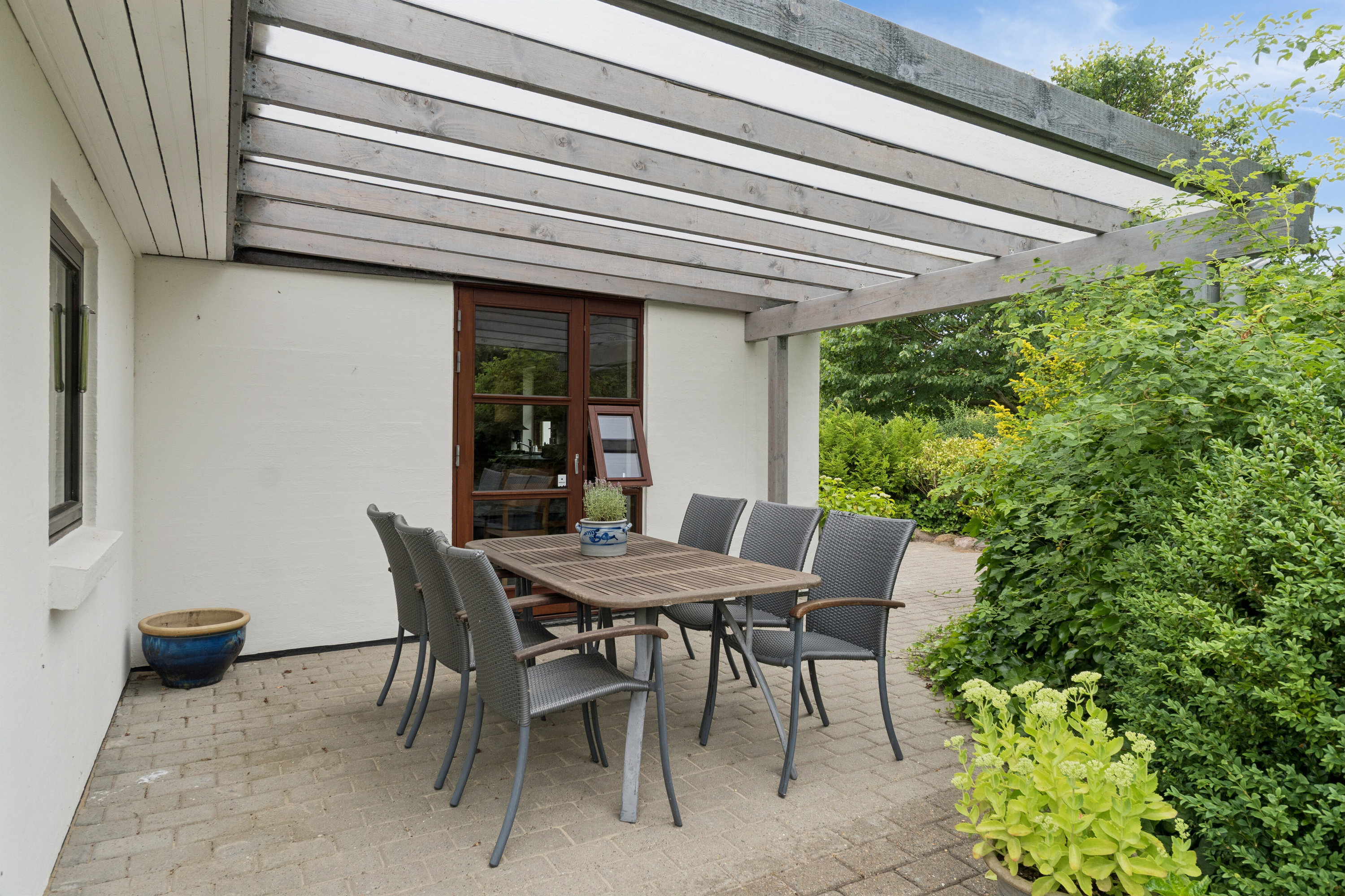 Fremhævet overdækket terrasse billede i fuldskærmstilstand. Billede af Købstedvej 12, Tornby, 9850 Hirtshals