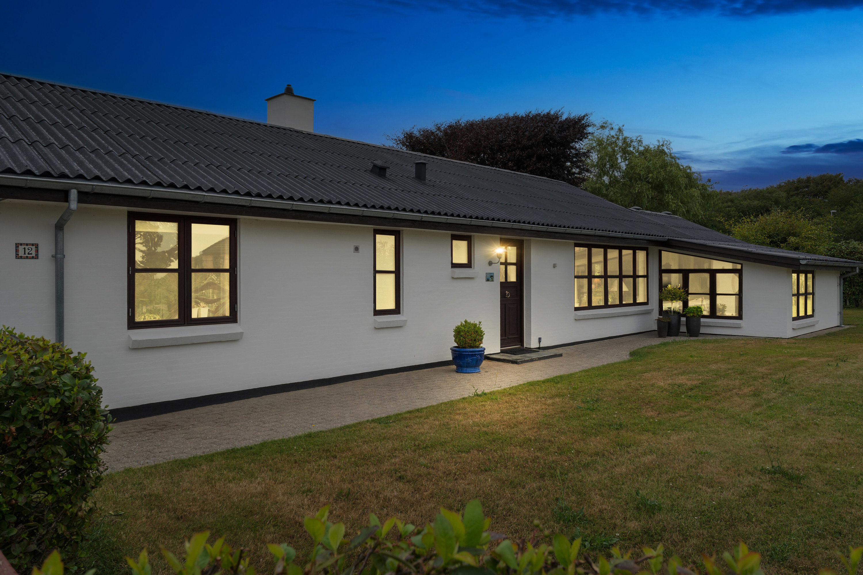 Fremhævet set fra haven billede i fuldskærmstilstand. Billede af Købstedvej 12, Tornby, 9850 Hirtshals