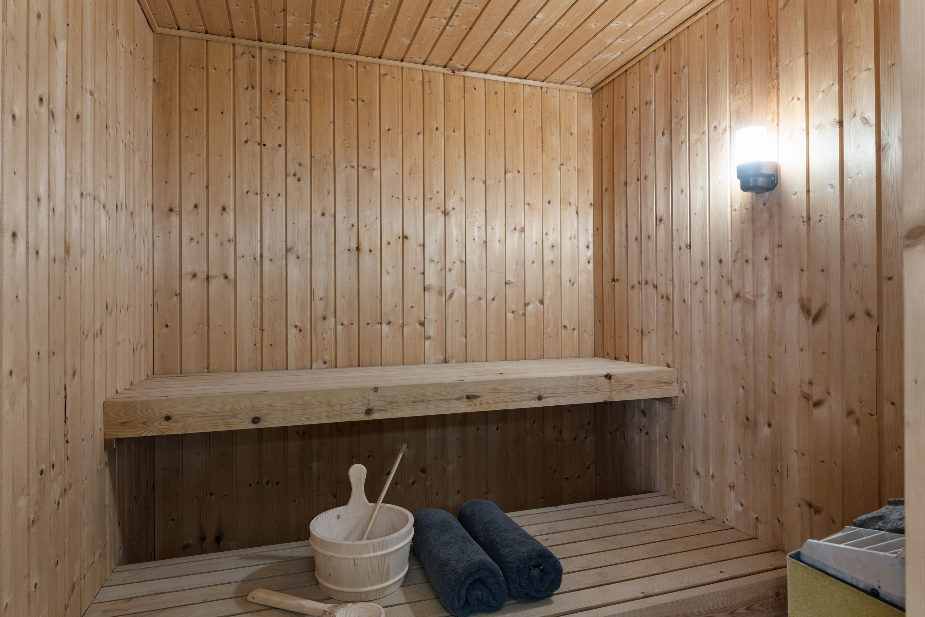 Fremhævet sauna billede i fuldskærmstilstand. Billede af Borrekrattet 1A, 2800 Kongens Lyngby