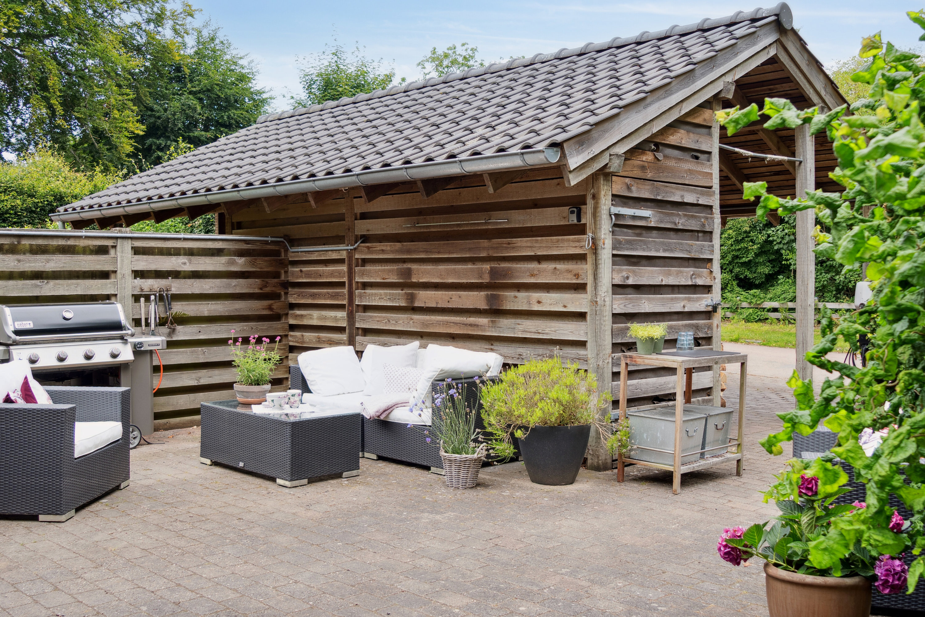 Fremhævet terrasse billede i fuldskærmstilstand. Billede af Borrekrattet 1A, 2800 Kongens Lyngby