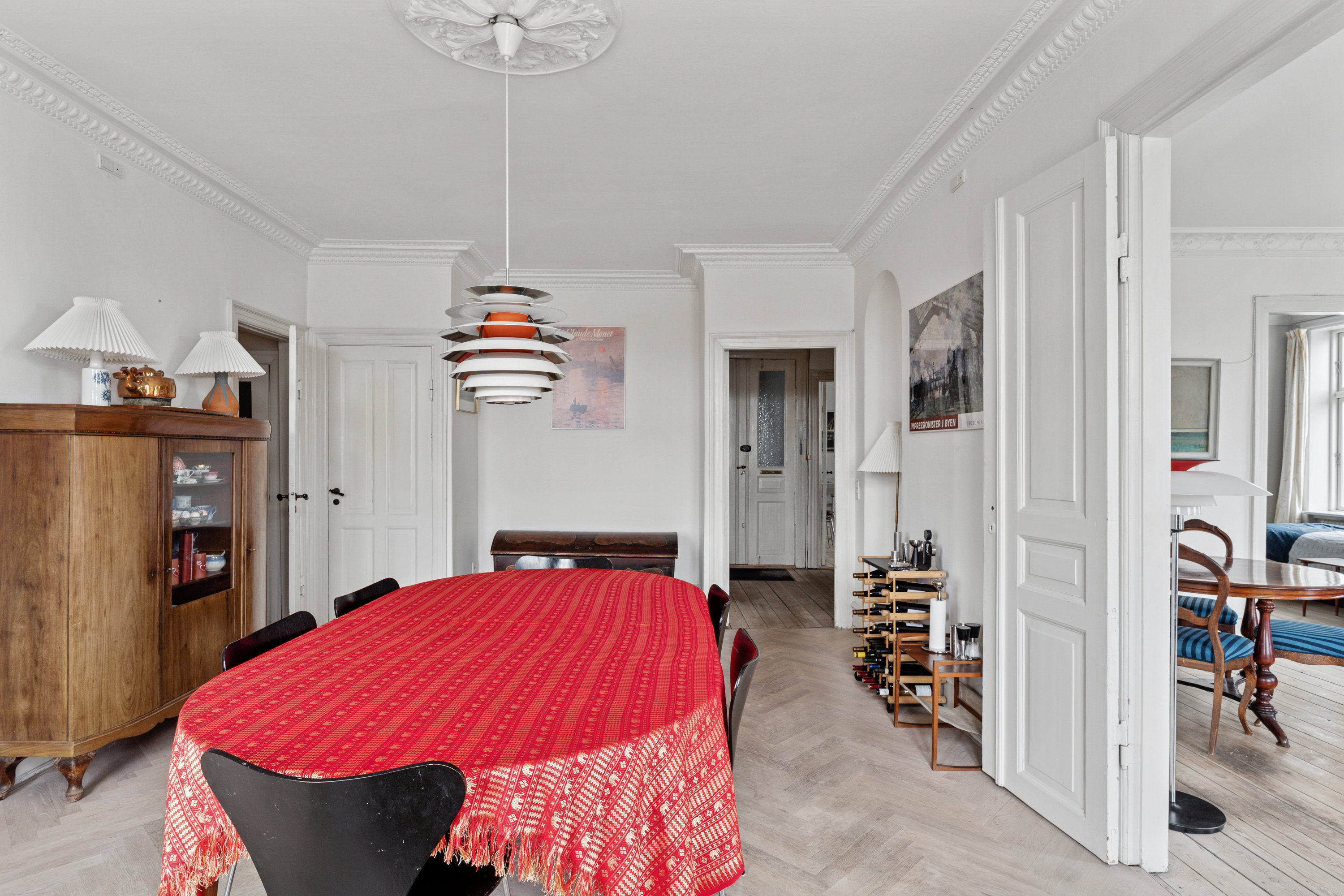 Fremhævet stue billede i fuldskærmstilstand. Billede af Sølvgade 104, 2. th., 1307 København K