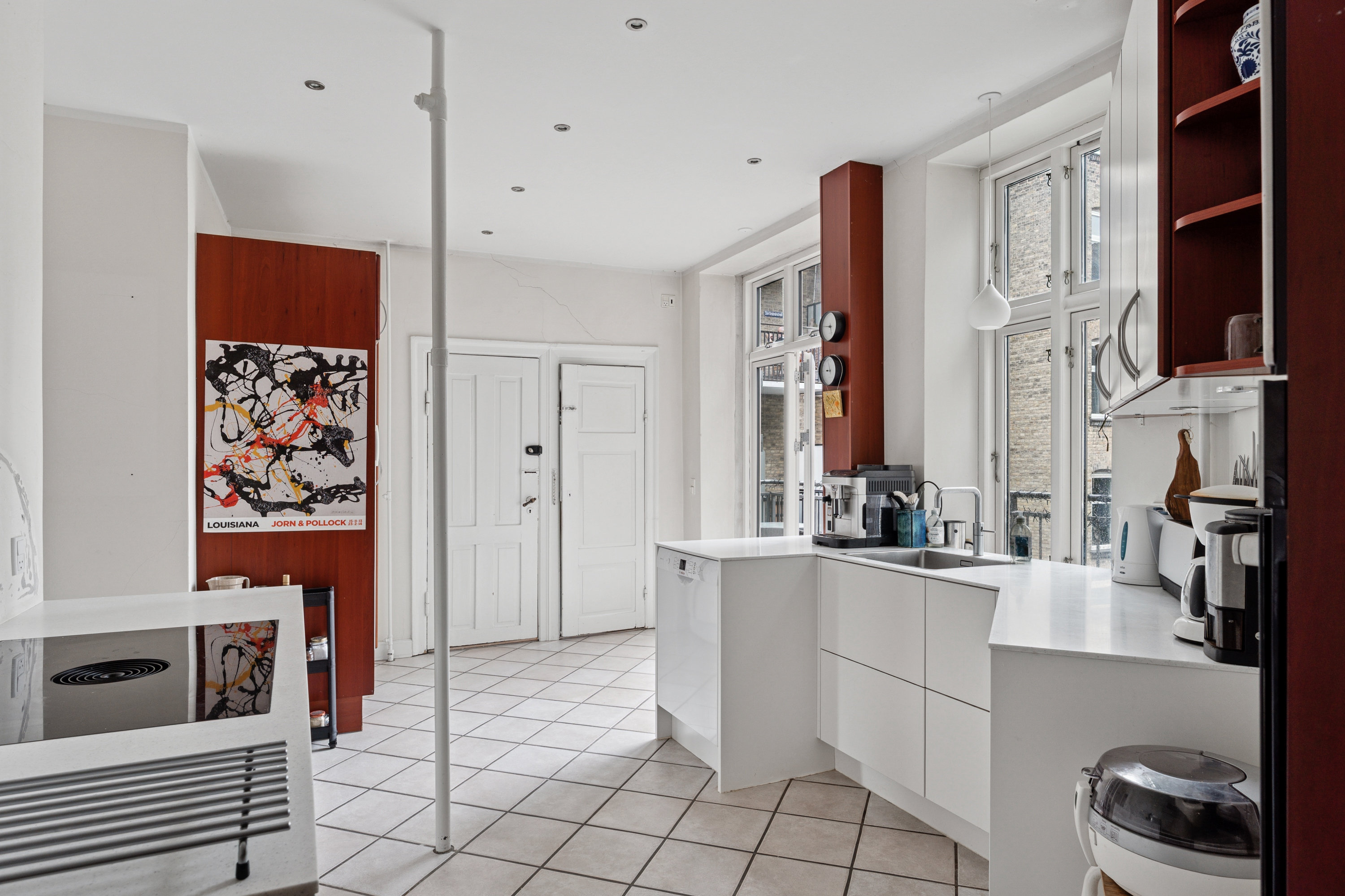 Fremhævet køkken billede i fuldskærmstilstand. Billede af Sølvgade 104, 2. th., 1307 København K