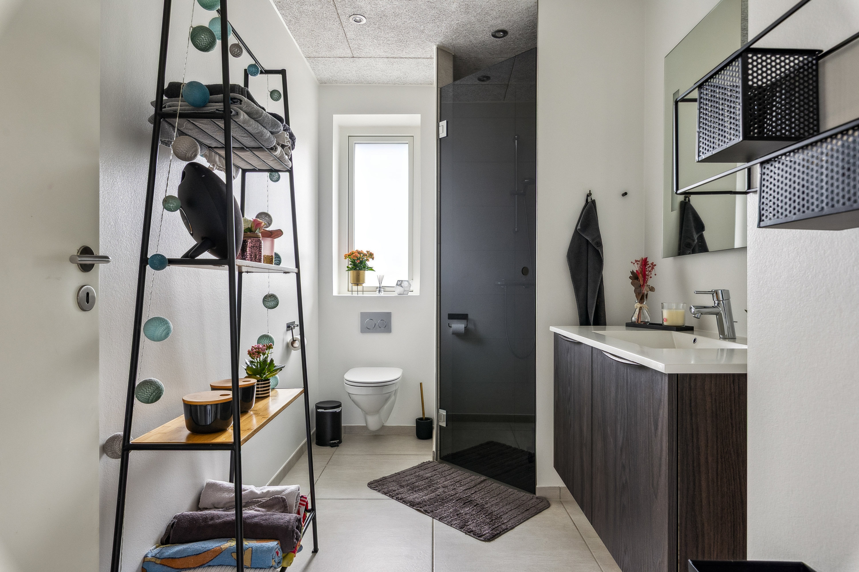 Fremhævet badeværelse billede i fuldskærmstilstand. Billede af Korslystvej 5, Norring, 8382 Hinnerup